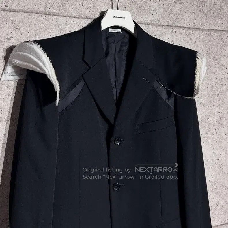 Comme des Garcons Comme Des Garcons Shoulder Pad Patchwork Design Jacket Size M / US 6-8 / IT 42-44 - 3 Thumbnail