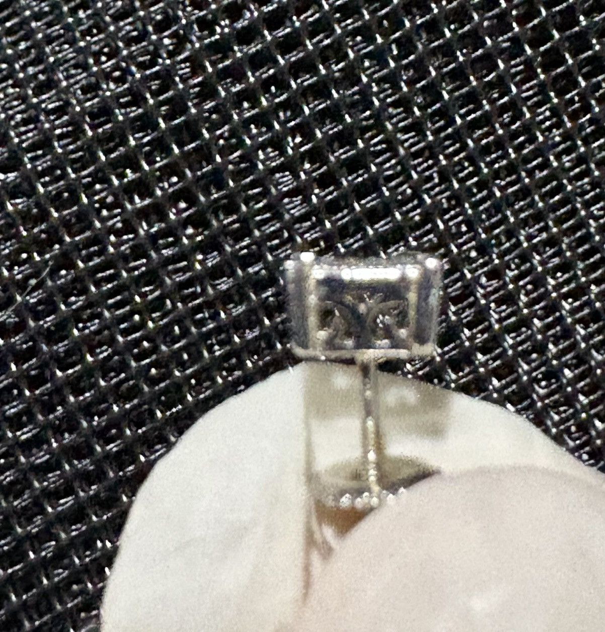 Other Mens 925 Silver Earrings With Lab Grown Moissanite Cluster Size ONE SIZE - 3 Thumbnail