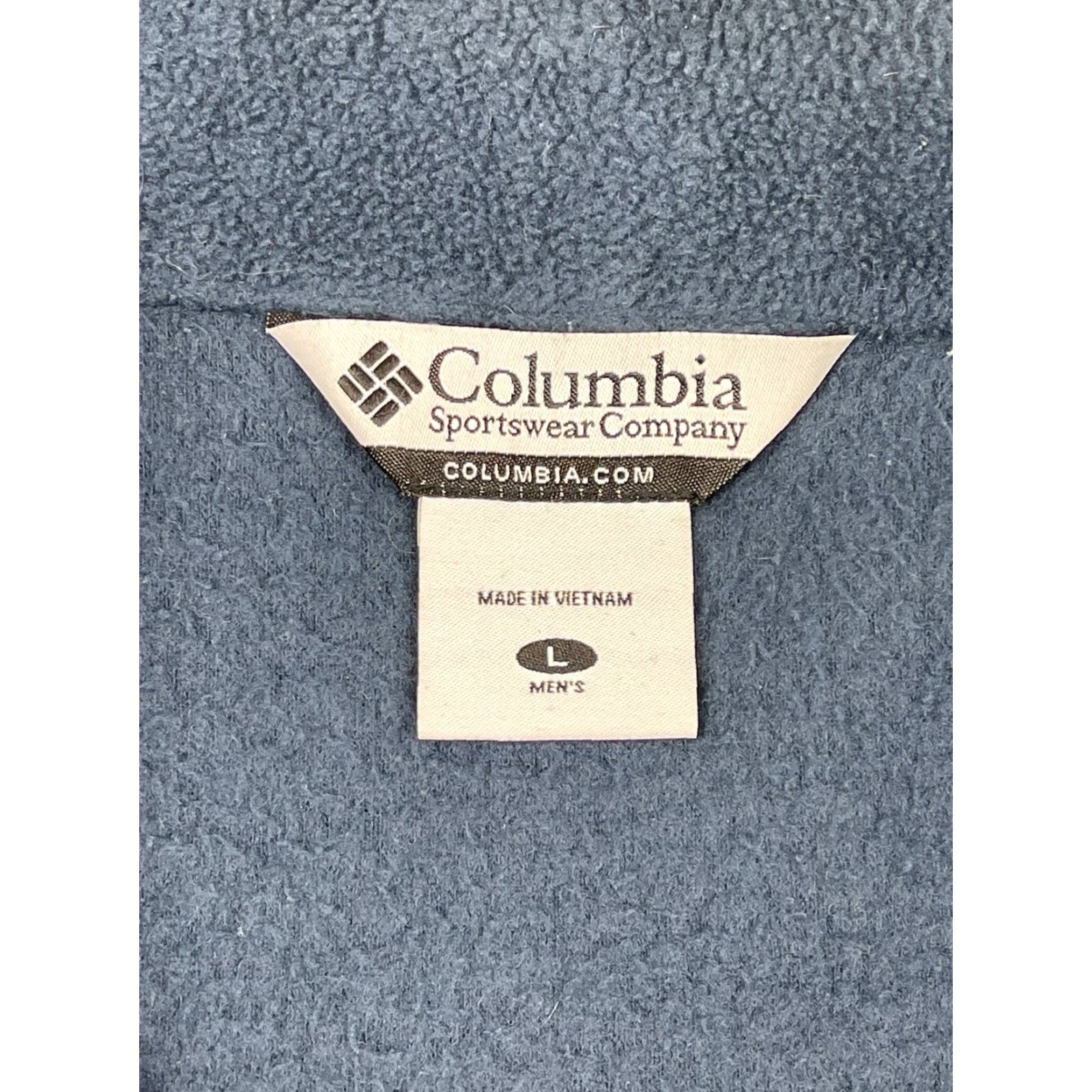 Vintage VINTAGE Columbia Vest Full Zip Up Fleece Outdoor Hiking Ski Blue Mens L Jacket Size L Zip Embroidered Logo Size US L / EU 52-54 / 3 - 3 Thumbnail