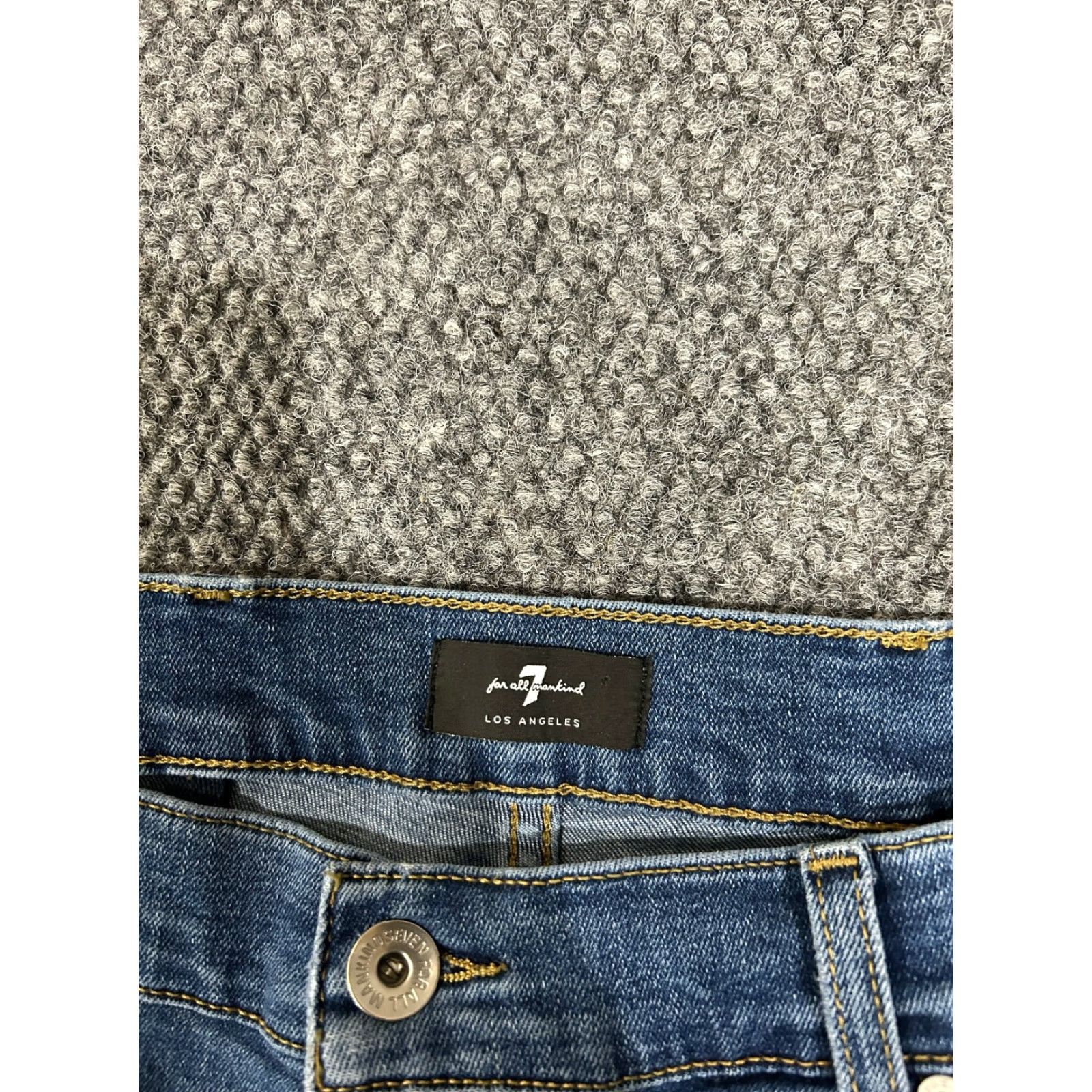 7 For All Mankind 7 For All Mankind Jeans Mens 38x31 Straight Denim Blue 7 For All Mankind Jeans 5-Pocket Regular Size 38 Blue Denim Size US 38 / EU 54 - 3 Thumbnail