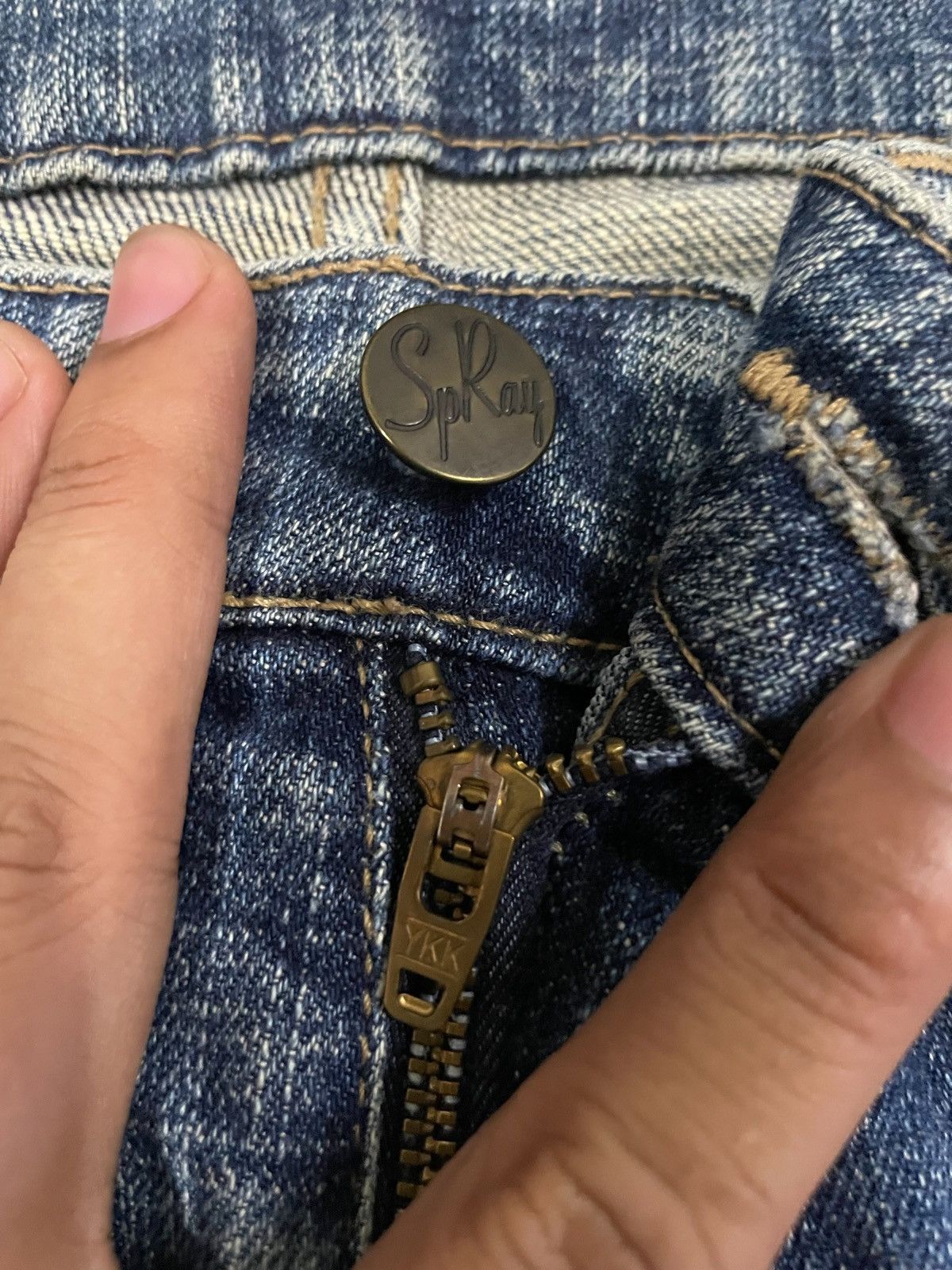Beauty Beast Vintage Japanese Brand Denim MidWaist BlueWash Bootcut Jeans Size 29" - 10 Thumbnail