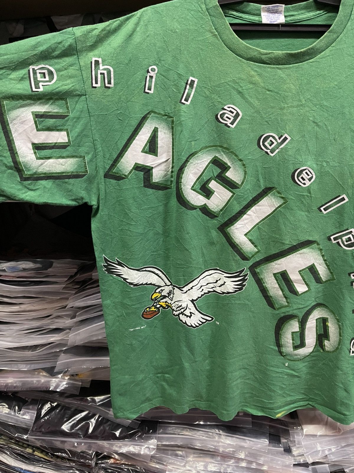 Vintage Vintage 90s NFL Philadelphia Eagles🔥🔥🔥 Size US XL / EU 56 / 4 - 3 Thumbnail