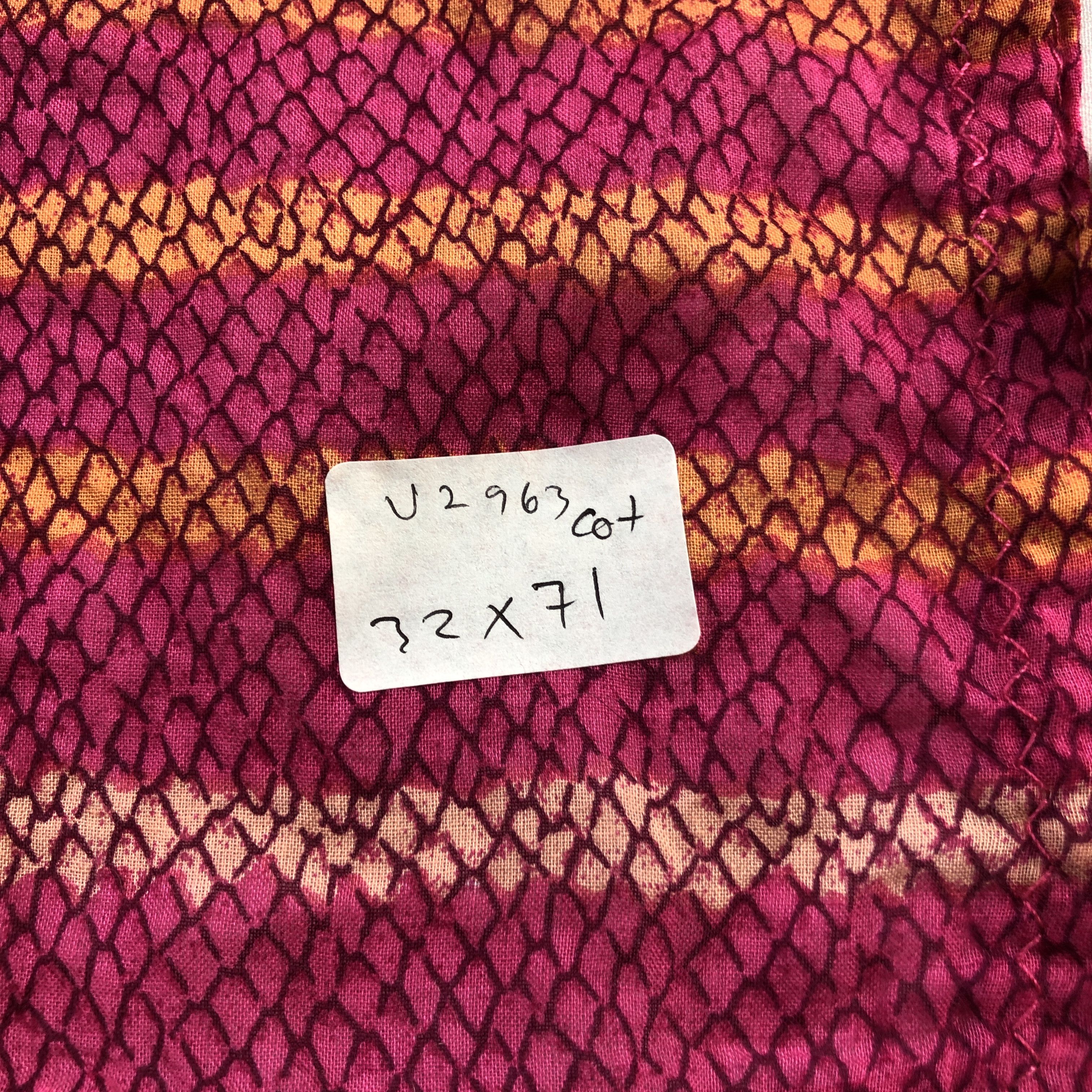Marc Jacobs Marc Jacobs Oversized Cotton Scarf Muffler Wrap V2963 Size ONE SIZE - 8 Thumbnail