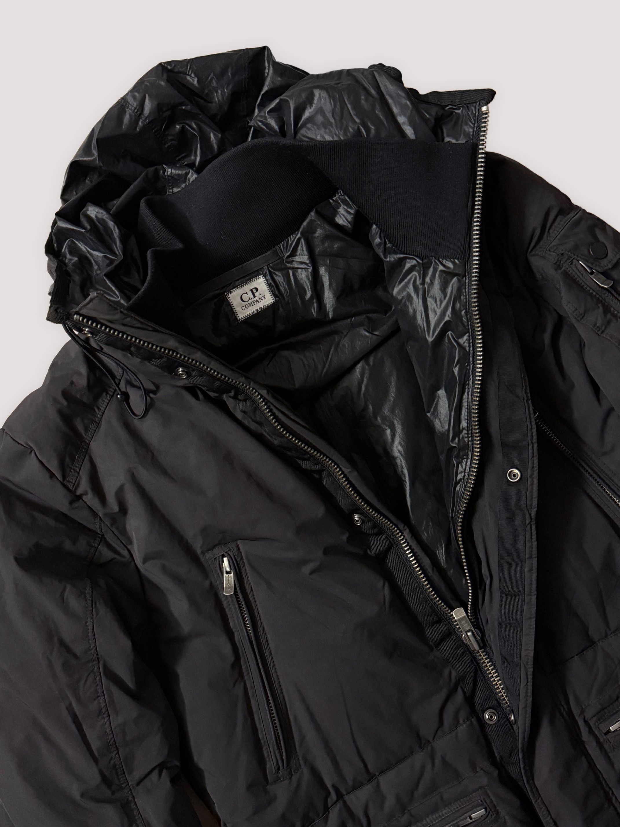 C.P. Company C.P. Company Hooded Technical Down Jacket Size US S / EU 44-46 / 1 - 2 Thumbnail