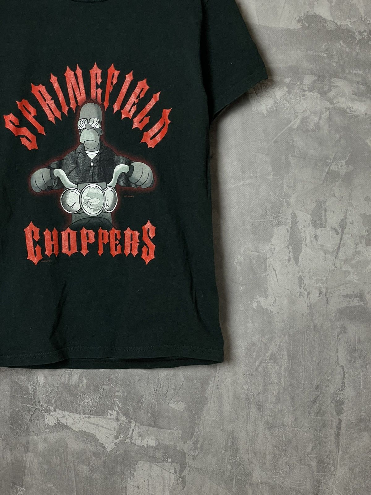 The Simpsons × Vintage Vintage 2004 The Simpsons Biker T Shirt Size US S / EU 44-46 / 1 - 4 Thumbnail
