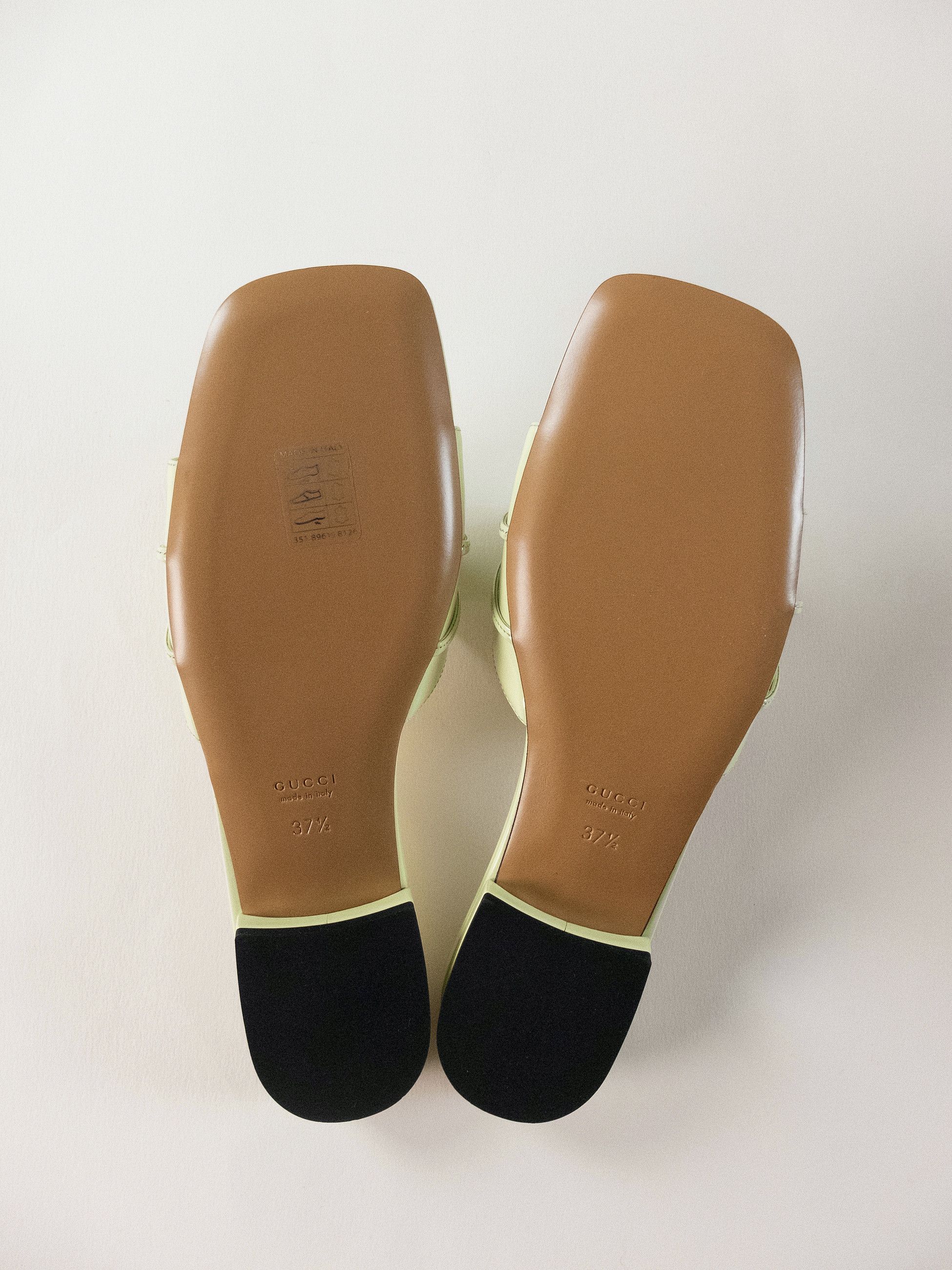 Gucci GUCCI green crystal snake head slide sandals slippers Size US 7.5 / IT 37.5 - 11 Thumbnail