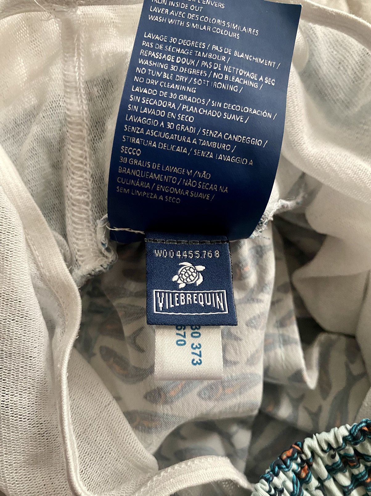 Vilebrequin VILEBREQUIN GULF STREAM STRETCH SWIM SHORTS IN THALASSA M Size US 33 - 10 Thumbnail