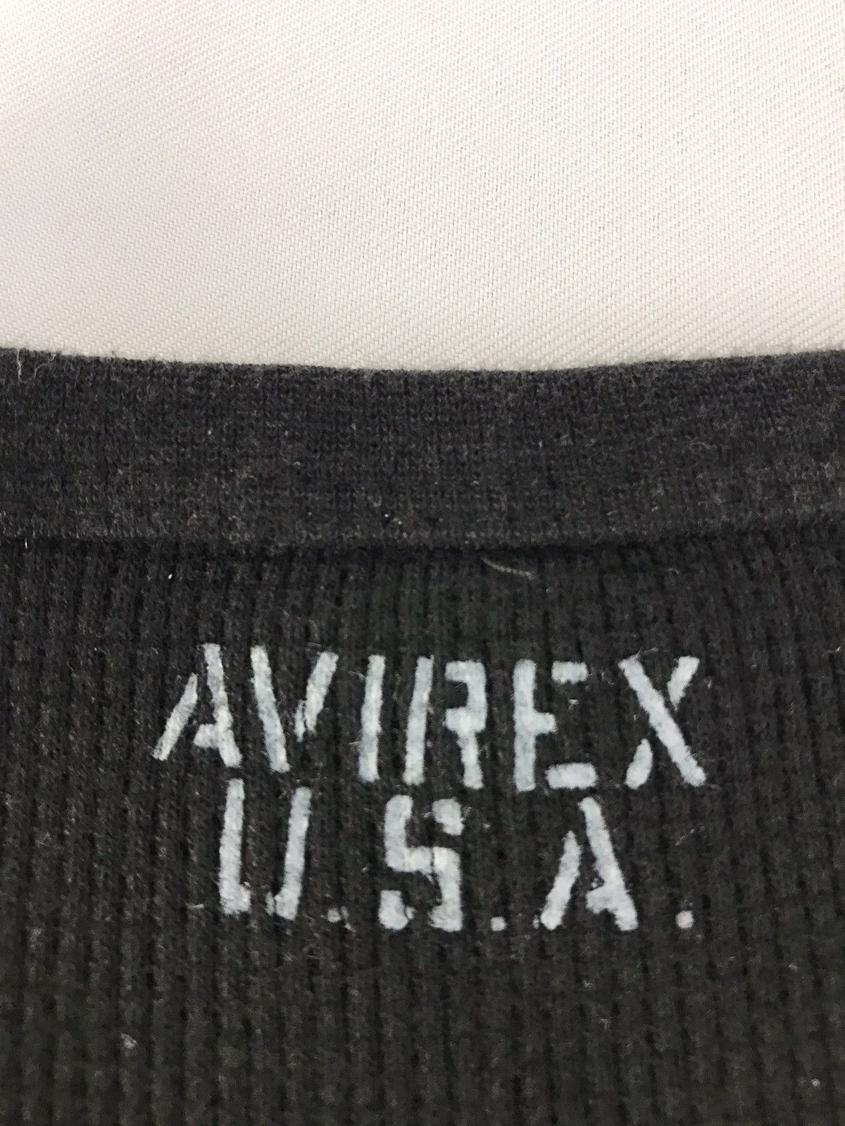 Avirex × Vintage Vintage Avirex Black Colour Long Sleeve S-Shirt Design Size US M / EU 48-50 / 2 - 10 Thumbnail