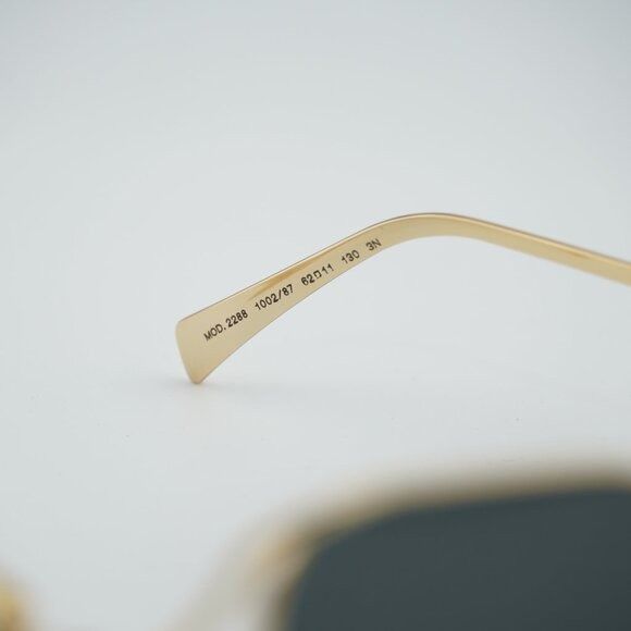Versace Versace VE2288 100287 Sunglasses Gold Square Frame Size ONE SIZE - 6 Thumbnail
