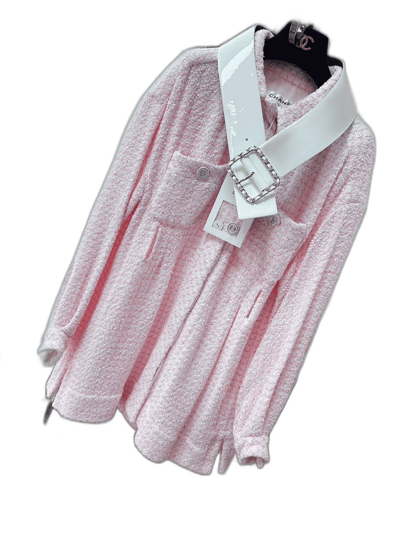 Chanel Chanel 19C Cruise Pink Tweed Jacket Size M / US 6-8 / IT 42-44 - 1 Thumbnail