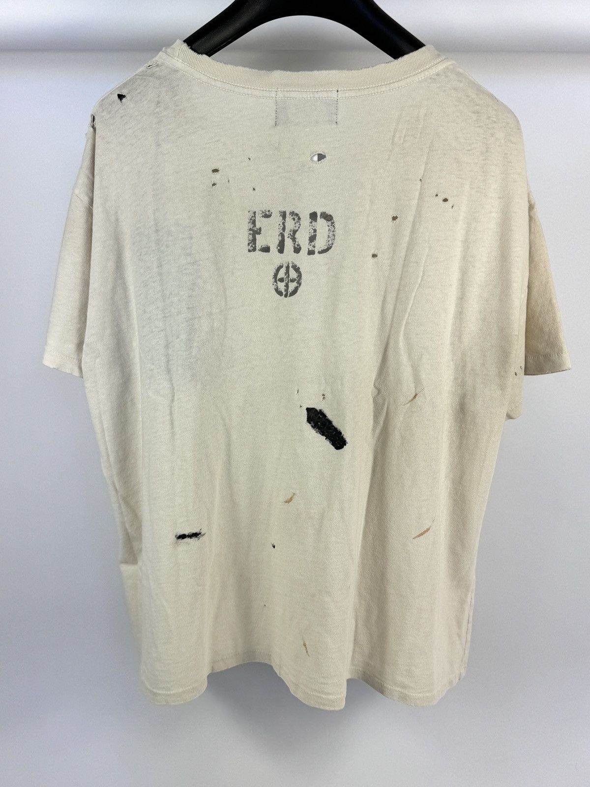 Enfants Riches Deprimes TEENAGE STUFF T-SHIRT ARMY WHITE Size US XL / EU 56 / 4 - 4 Thumbnail