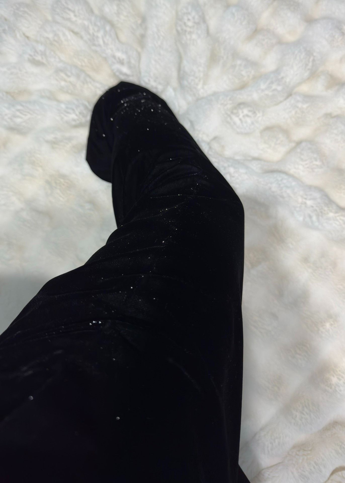Saint Laurent Paris Saint laurent size US 50Starry Sky Shiny Velvet Wide Leg Pa Size US 34 / EU 50 - 2 Thumbnail