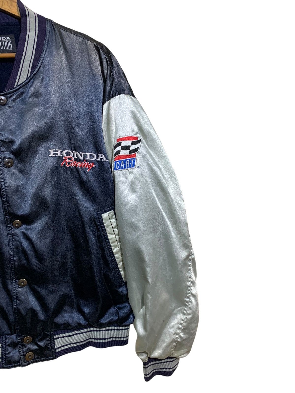 Honda 🔥VTG HONDA RACING RAYON SUKAJAN JACKETS Size US L / EU 52-54 / 3 - 3 Thumbnail