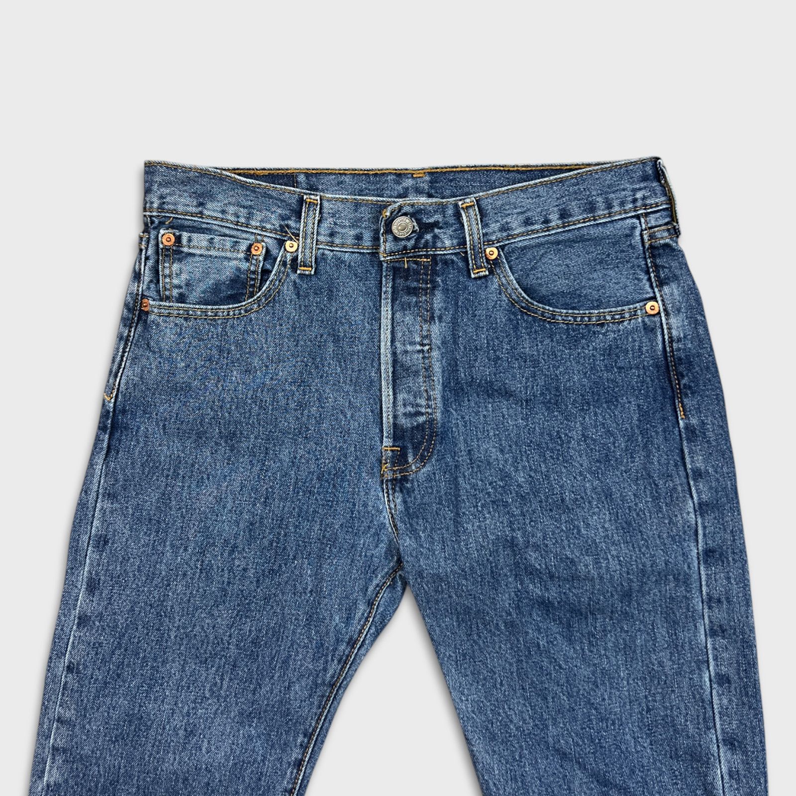 Levi's × Vintage Levi's 501 Jeans 30x30 Original Fit Straight Denim Pants Size US 30 / EU 46 - 2 Thumbnail