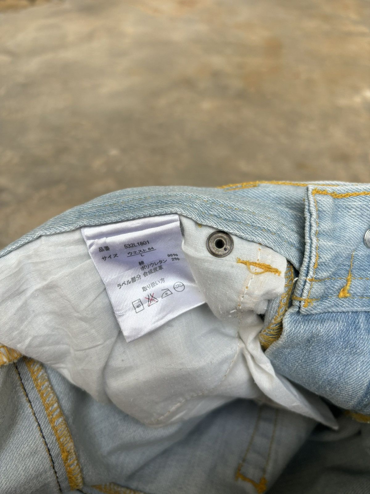 Tete Homme Tete Homme Issey Miyake Jeans Size US 32 / EU 48 - 10 Thumbnail