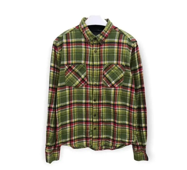 Vintage Freaks Plaid Tartan Flannel Shirt 👕