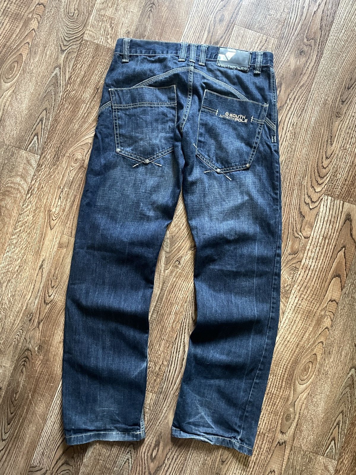Southpole Crazy Vintage Y2K Baggy Southpole Jeans Skater Opium Size US 31 - 2 Thumbnail
