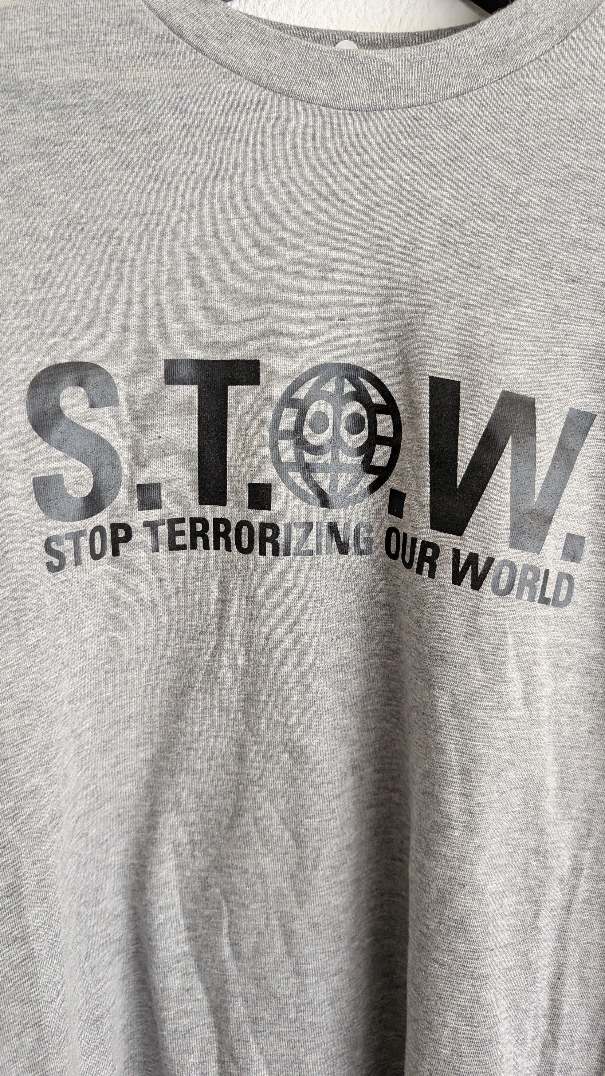 Walter van Beirendonck AW06 Stop Terrorizing Our World Ls