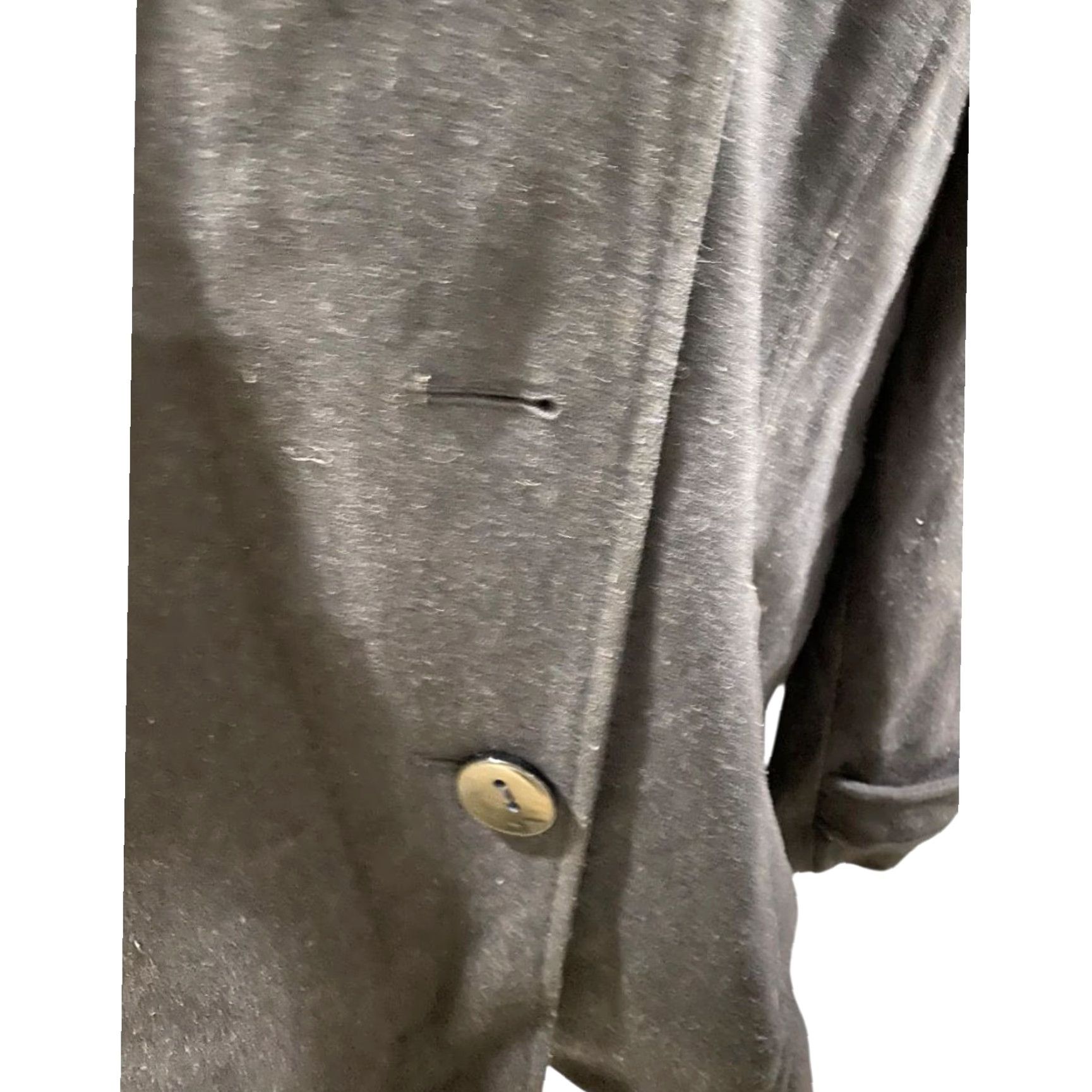 Vintage Weather Tamer Coat Wool Blend Womens 2X Plus Charcoal Dark Gray Wool Blend Coat Weather Tamer Womens Plus 2X Charcoal Gray Wool Blend Coat Size XXL / US 16-18 / IT 52-54 - 4 Thumbnail