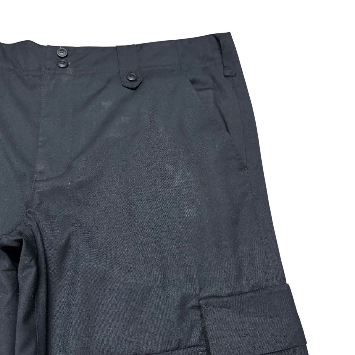 Tornado Mart Tornado Mart Rayon Black Utility Wide leg Cargo Pants Size US 34 / EU 50 - 8 Thumbnail
