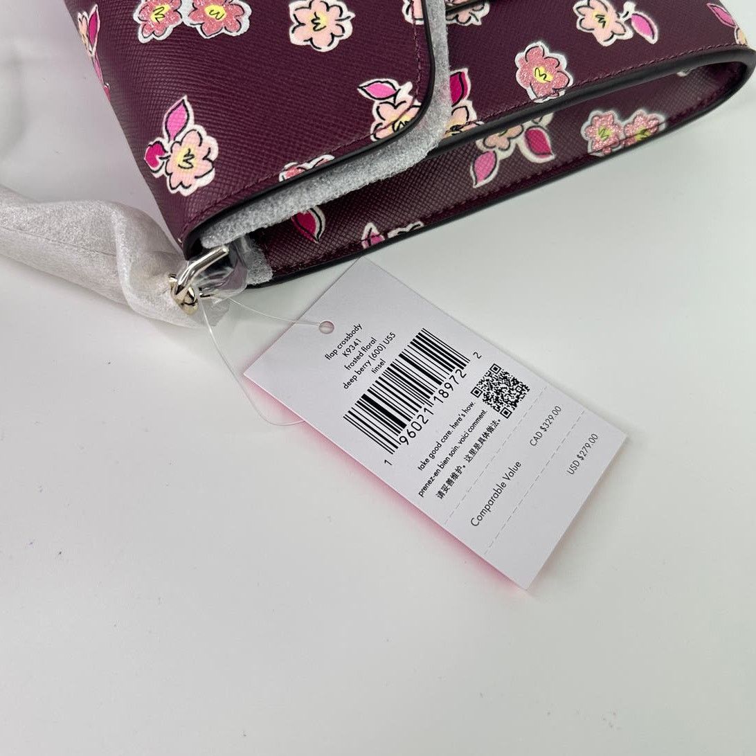 Kate Spade Kate Spade Frosted Floral Tinsel Flap Crossbody Clutch bag Size ONE SIZE - 11 Thumbnail