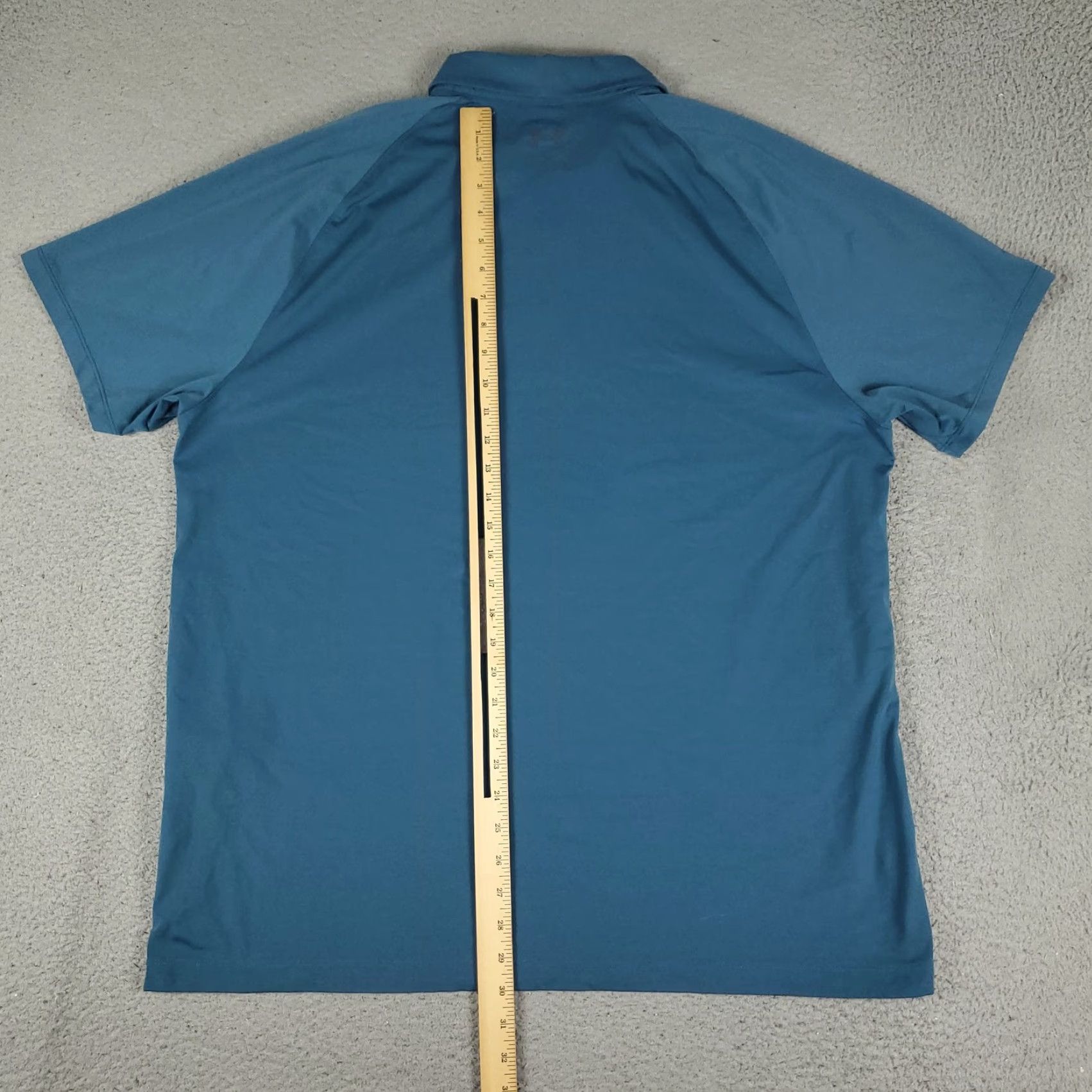 Under Armour Under Armour Shirt Mens 2XL Blue HeatGear Golf Polo Performance Athletic Loose Size US XXL / EU 58 / 5 - 5 Thumbnail
