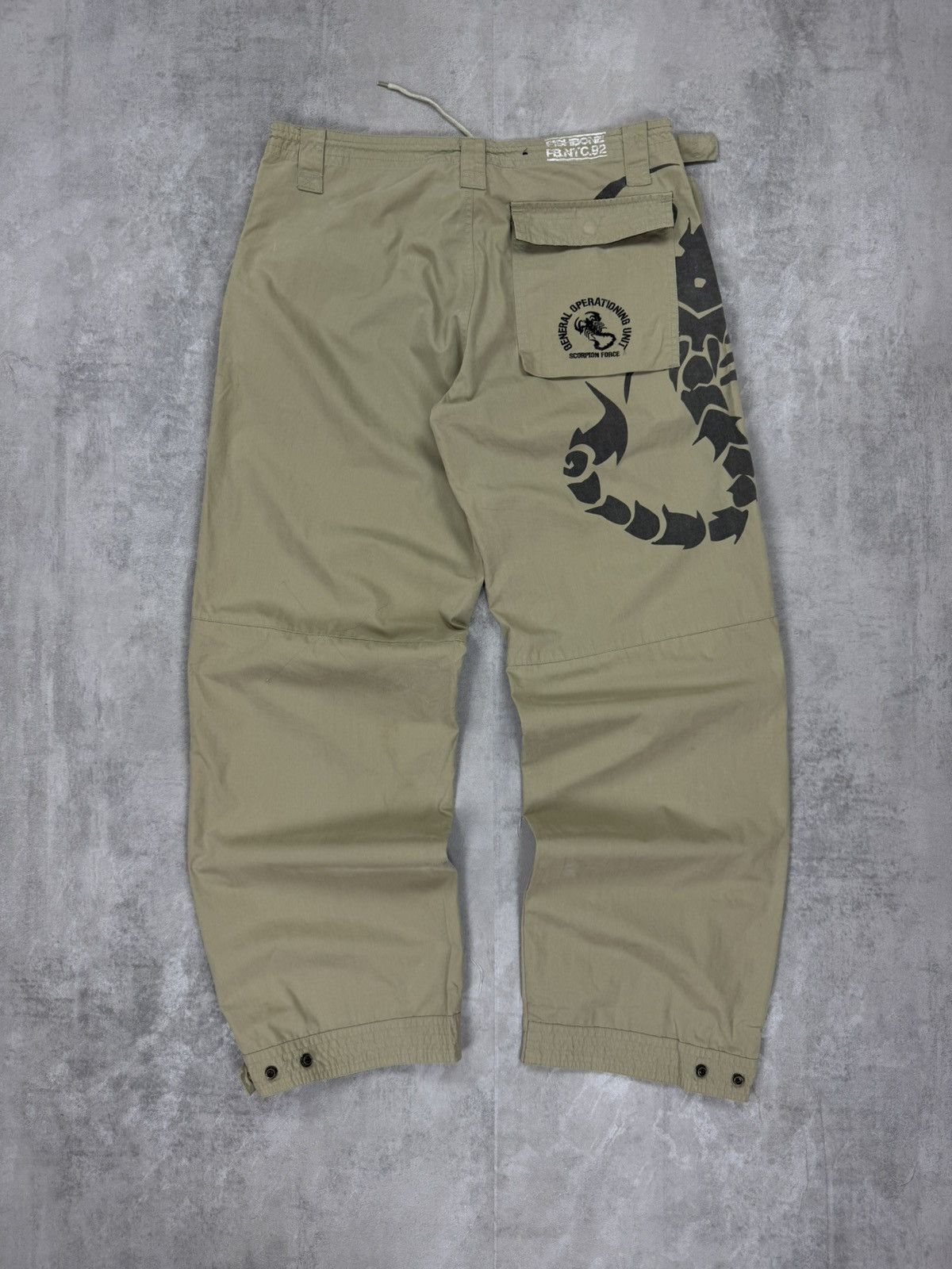 Other FISHBONE NYC.92 Scorpion Force Military Khaki boot cut pants Size US 32 / EU 48 - 2 Thumbnail