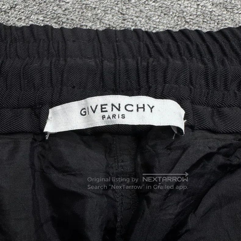 Givenchy Givenchy Black and Red Stitched Wool Casual Pants Size US 40 / EU 56 - 2 Thumbnail