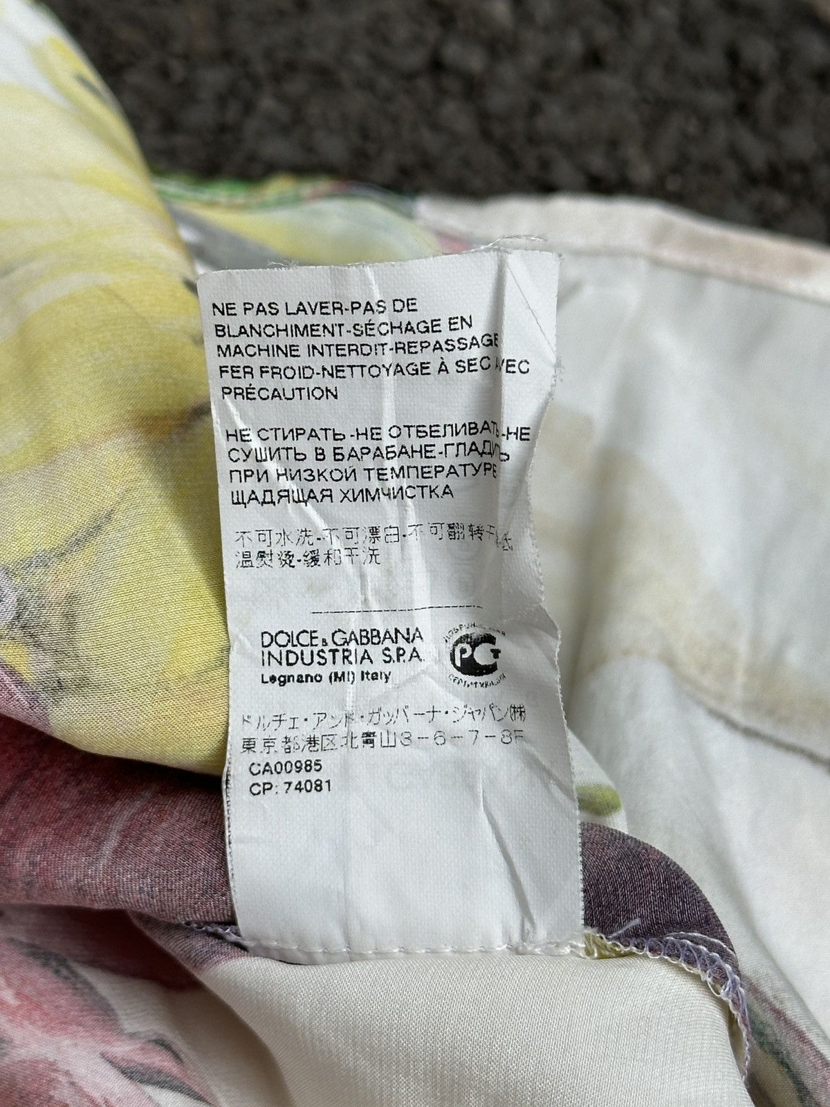 Dolce & Gabbana RARE DOLCE & GABBANA ONION PRINT SILK BLOUSE TOP WOMEN Size L / US 10 / IT 46 - 11 Thumbnail