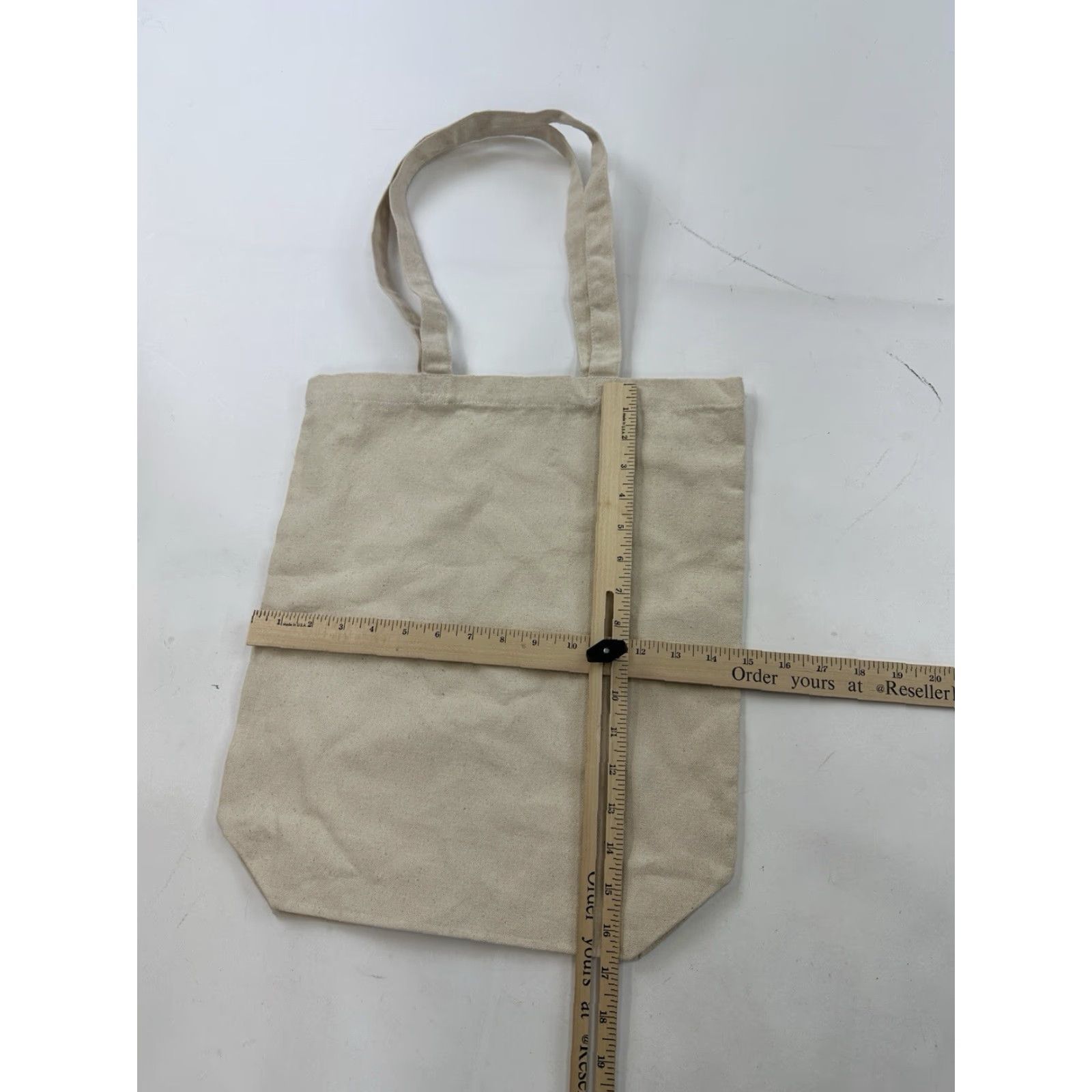 Vintage Pact Organic Tote Bag Floral Canvas Beige Women Tote Bag with Floral Pattern Canvas Exterior Size ONE SIZE - 3 Thumbnail