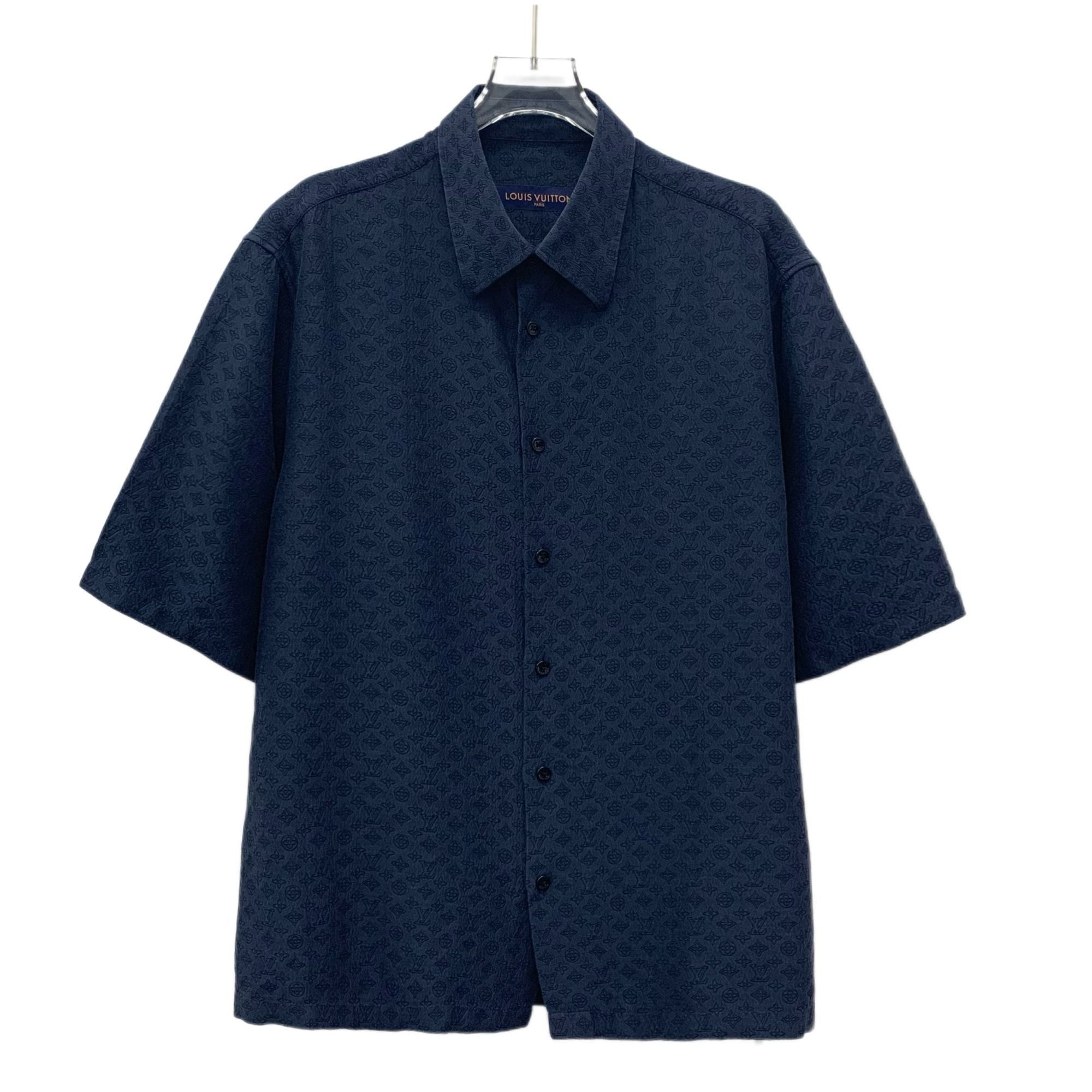 Louis Vuitton LOUIS VUITTON Mens Monogram Short Sleeve Button Down Shirt S Size US M / EU 48-50 / 2 - 1 Thumbnail