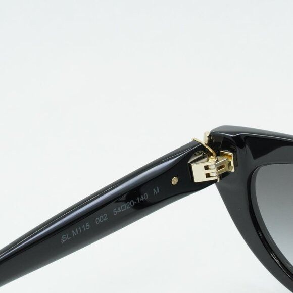 Saint Laurent Paris 🕶️ New Saint Laurent SLM115 002 Sunglasses - Black Frame Size ONE SIZE - 12 Thumbnail