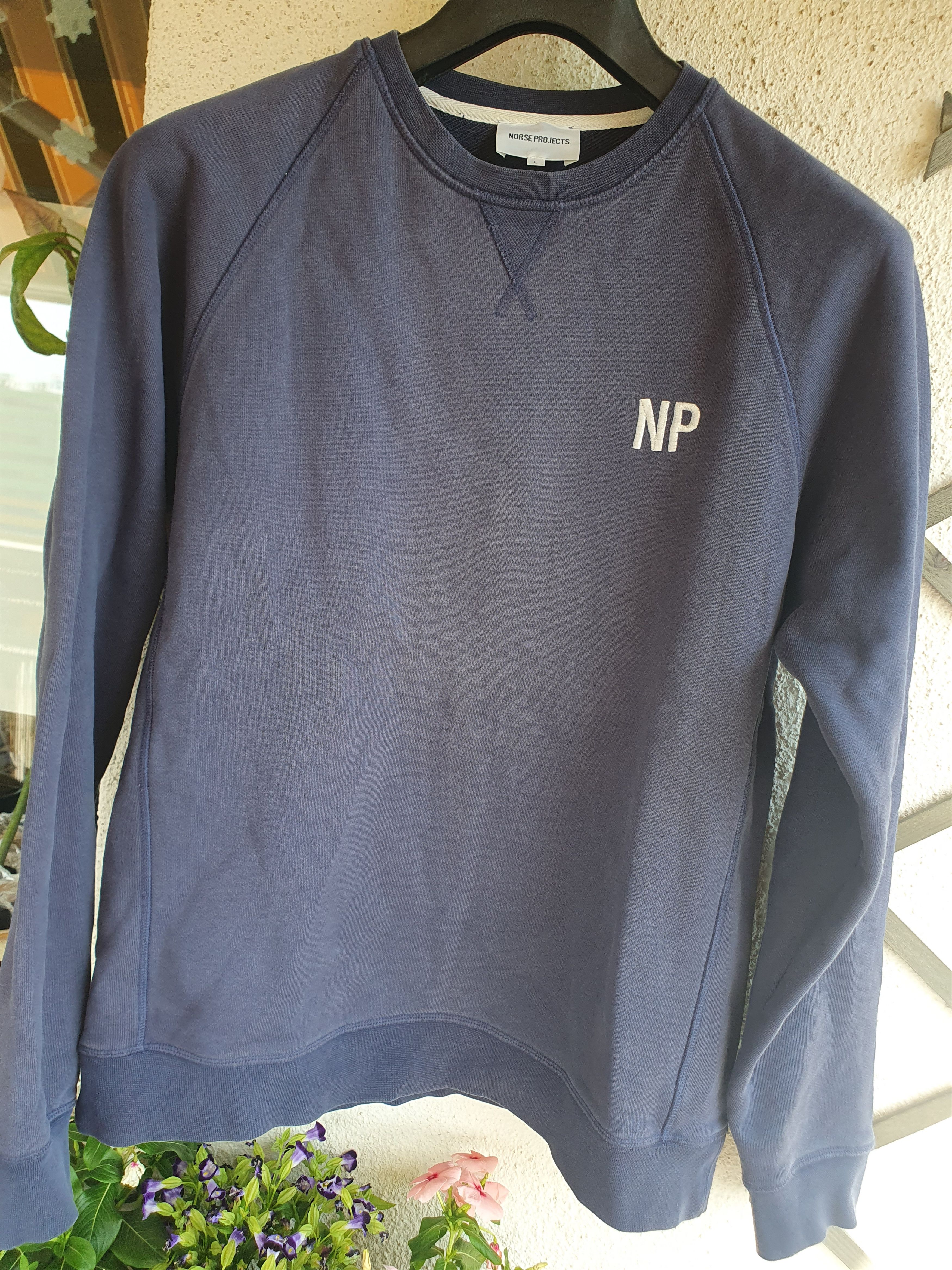 Norse Projects Norse Projects Ketel Crew Embroidery Logo Sweatshirt sz L Size US L / EU 52-54 / 3 - 7 Thumbnail