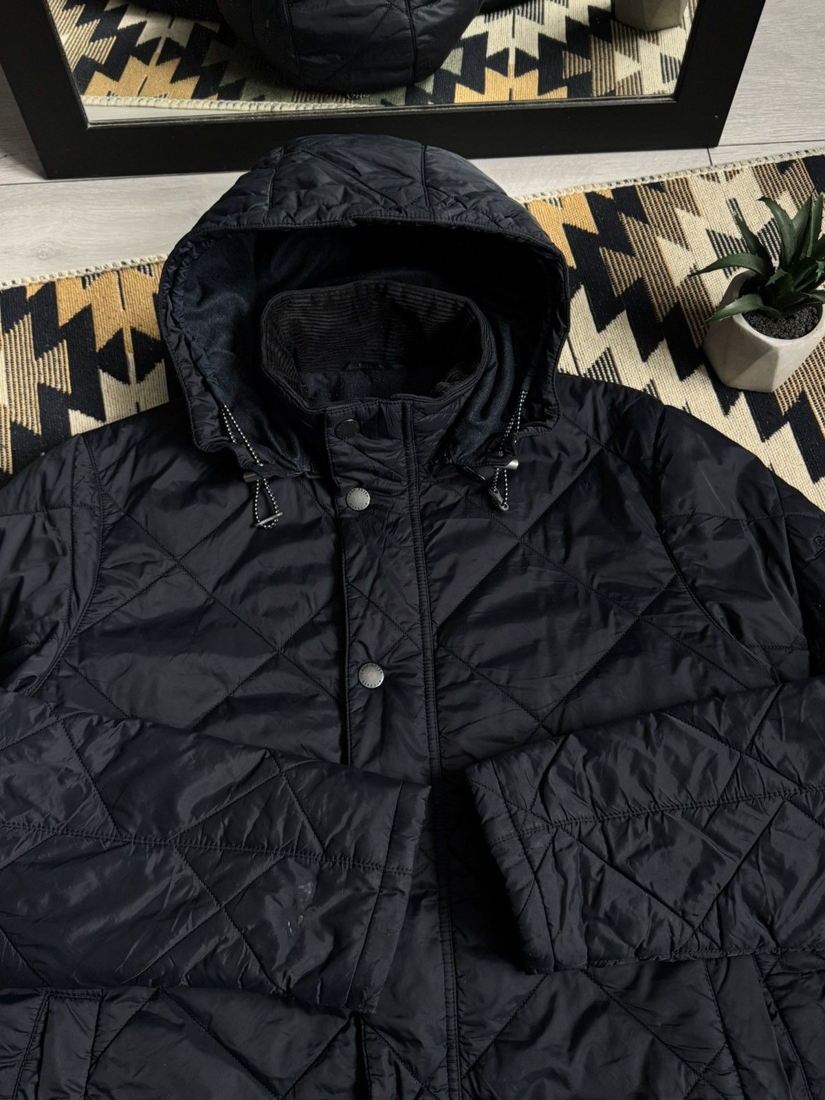 Barbour Vintage Barbour Land Rover Defender Holmby Quilted Jacket Size US M / EU 48-50 / 2 - 9 Thumbnail
