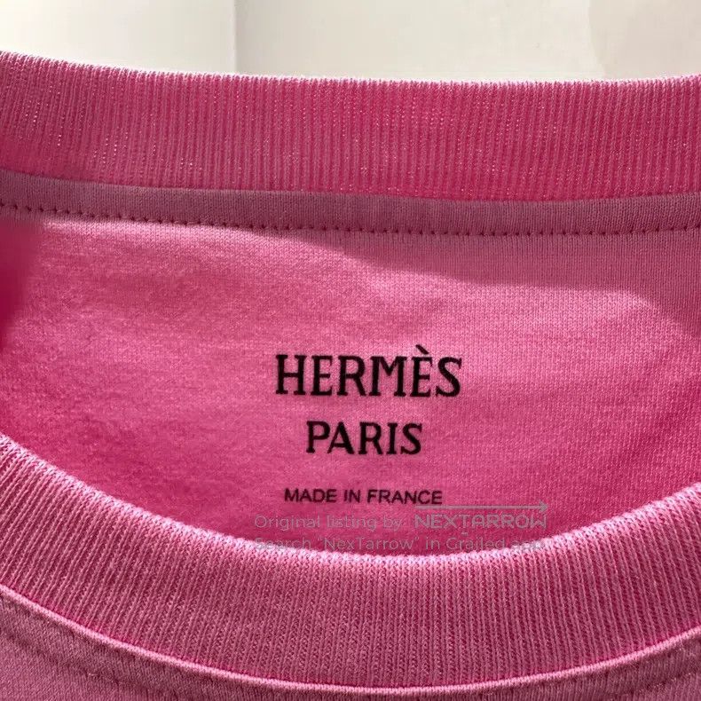 Hermes Hermes H Ribbed Pocket Short Sleeve Size M / US 6-8 / IT 42-44 - 3 Thumbnail