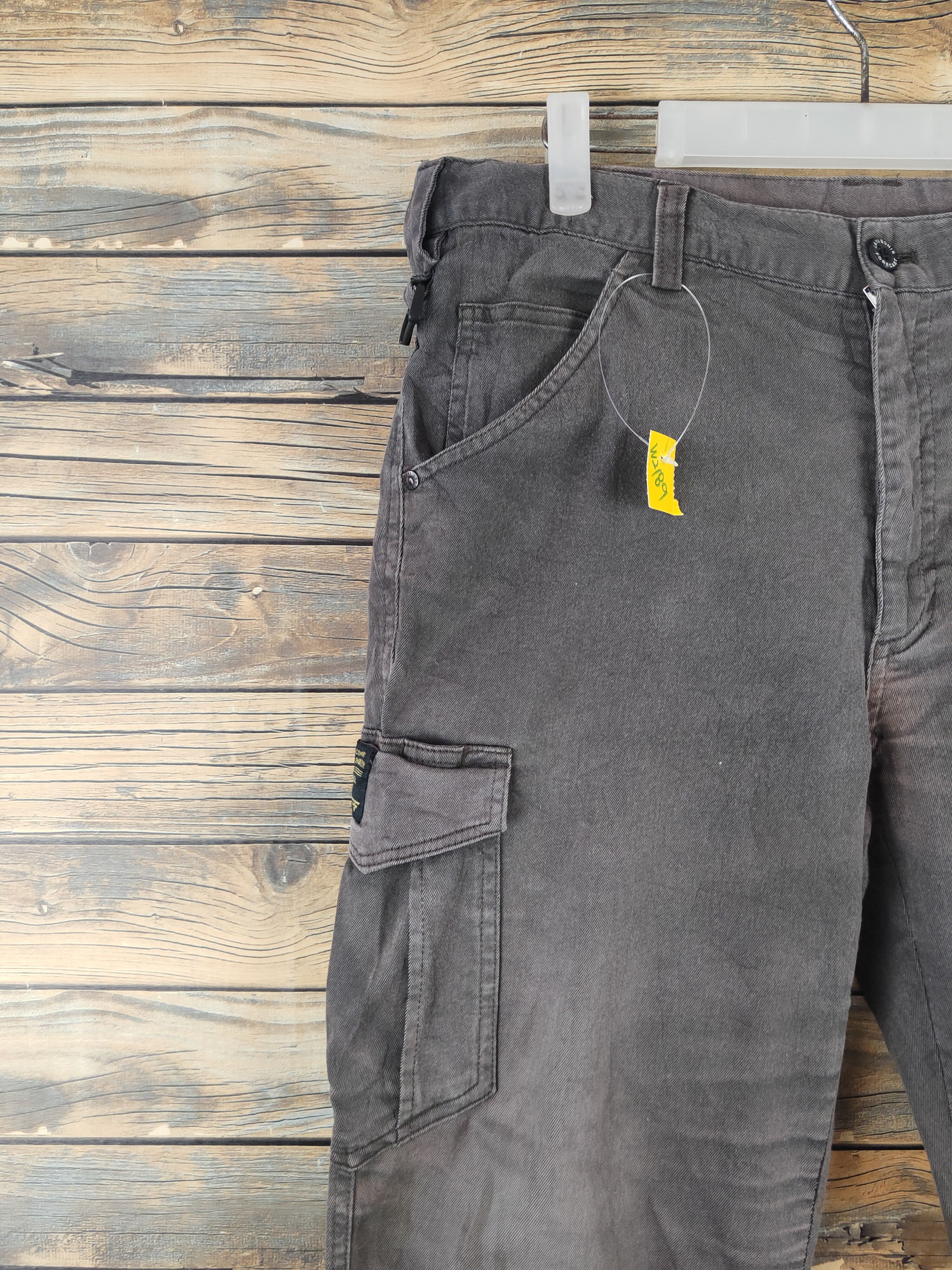 Japanese Brand Forecast Brown Faded Multipocket Tactical Cargo Pants #W2189 Size US 34 / EU 50 - 3 Thumbnail
