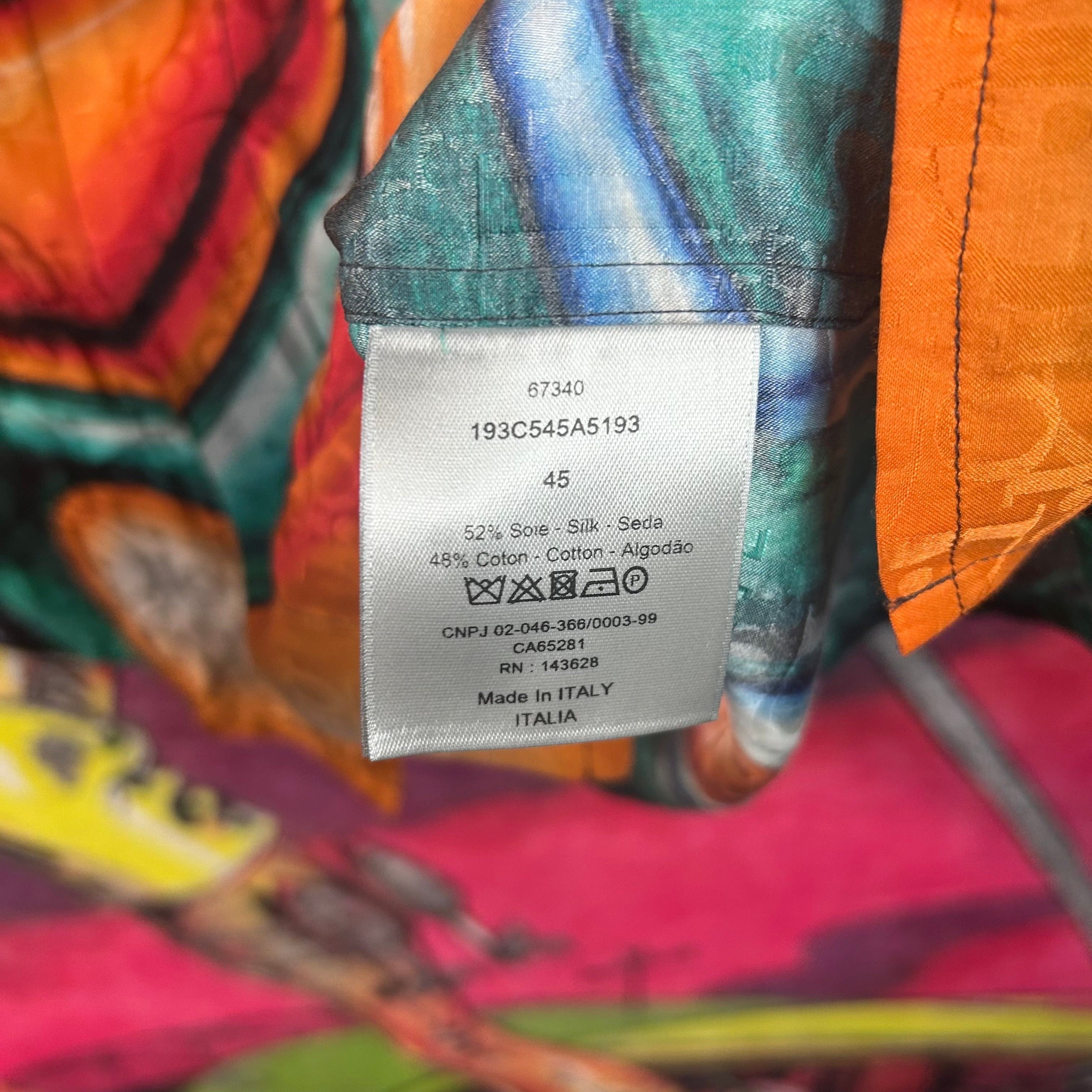 Dior NWT Dior Kenny Scharf Oblique Button Up Shirt Size 45 / 2XL Size US XXL / EU 58 / 5 - 5 Thumbnail