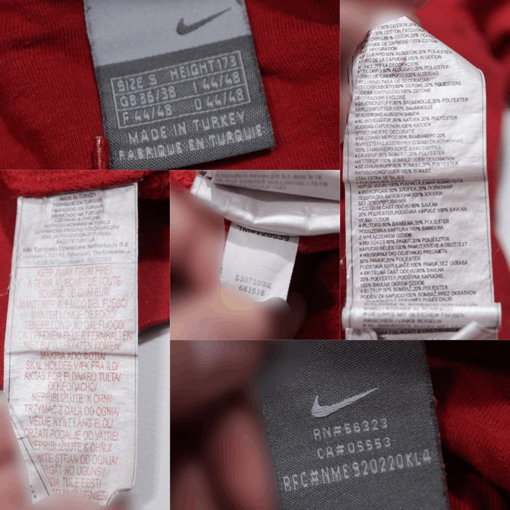 Nike 90S Big Logo Hoodie Size US S / EU 44-46 / 1 - 7 Thumbnail