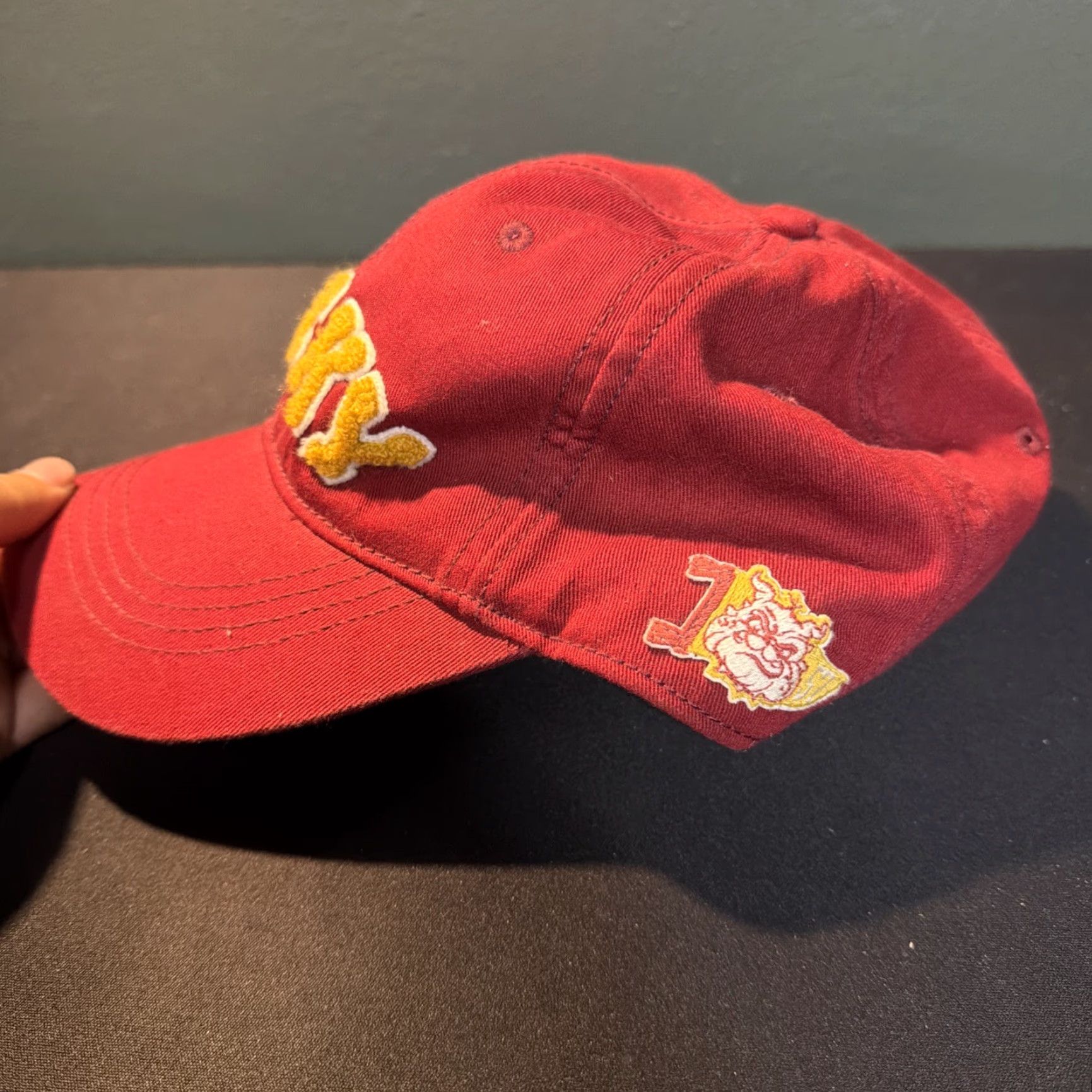 Lucky Brand Lucky Brand Adjustable Strap Red Hat Spellout Size ONE SIZE - 2 Thumbnail