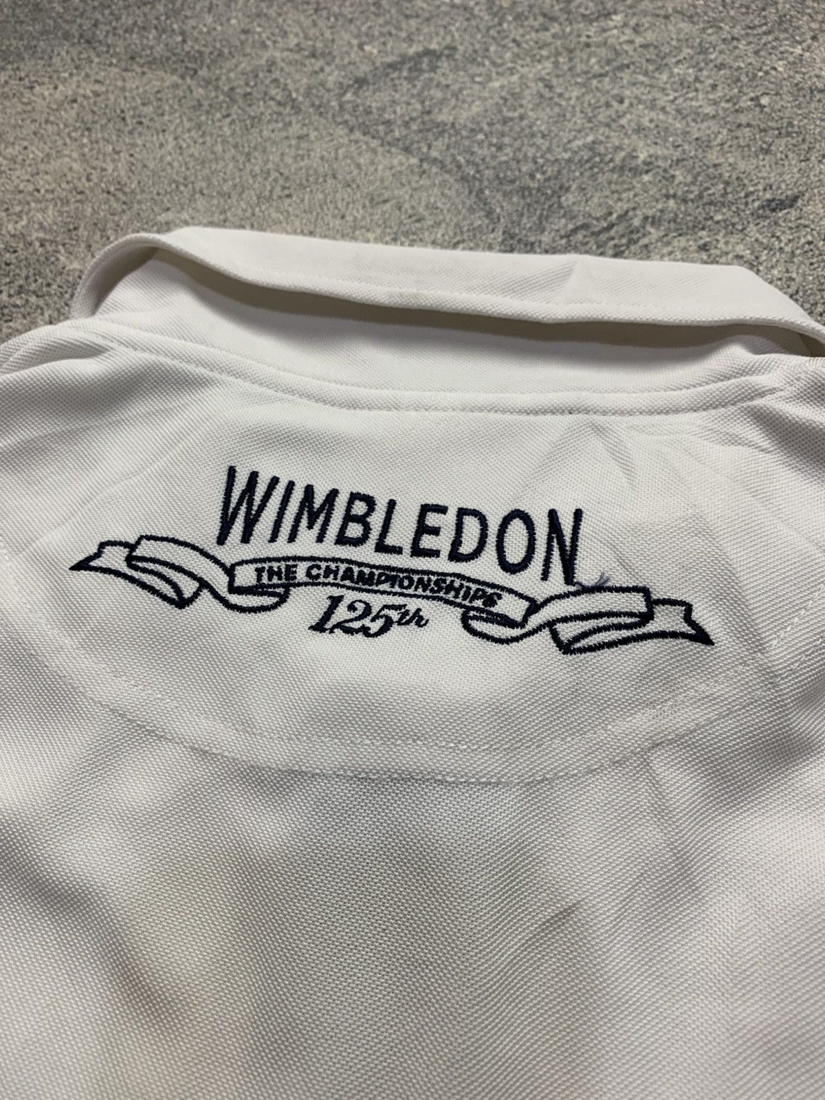 Sports Specialties 🐍 SOLD 🐍 Wimbledon The 125th Championships Polo Size US L / EU 52-54 / 3 - 10 Thumbnail