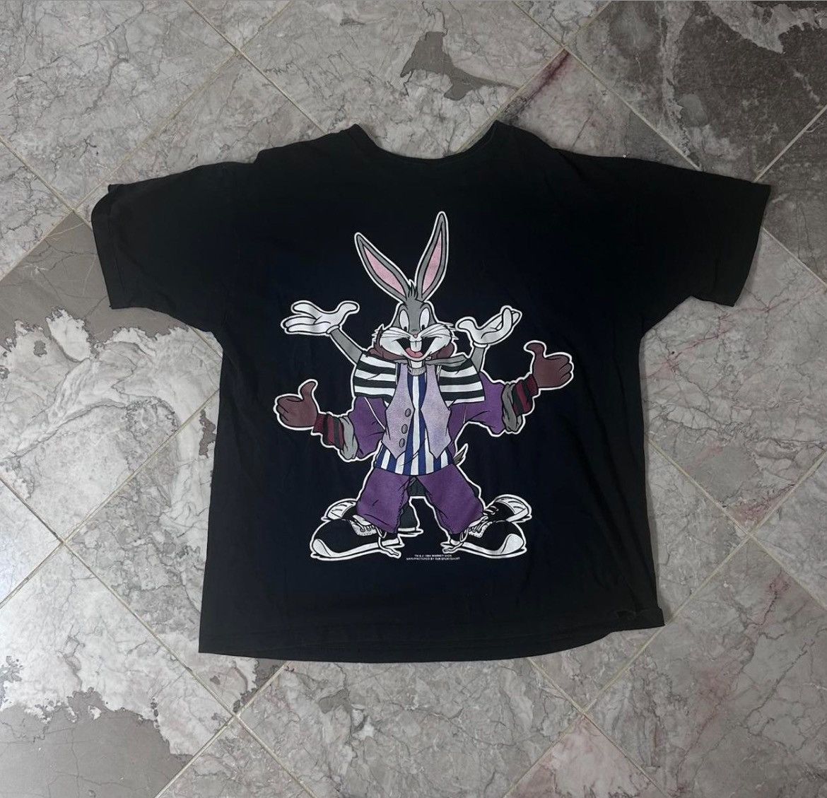 Warner Bros Vintage 1993 WB Looney Tunes boxy t-shirt Size M 100% cotton Size US M / EU 48-50 / 2 - 1 Thumbnail