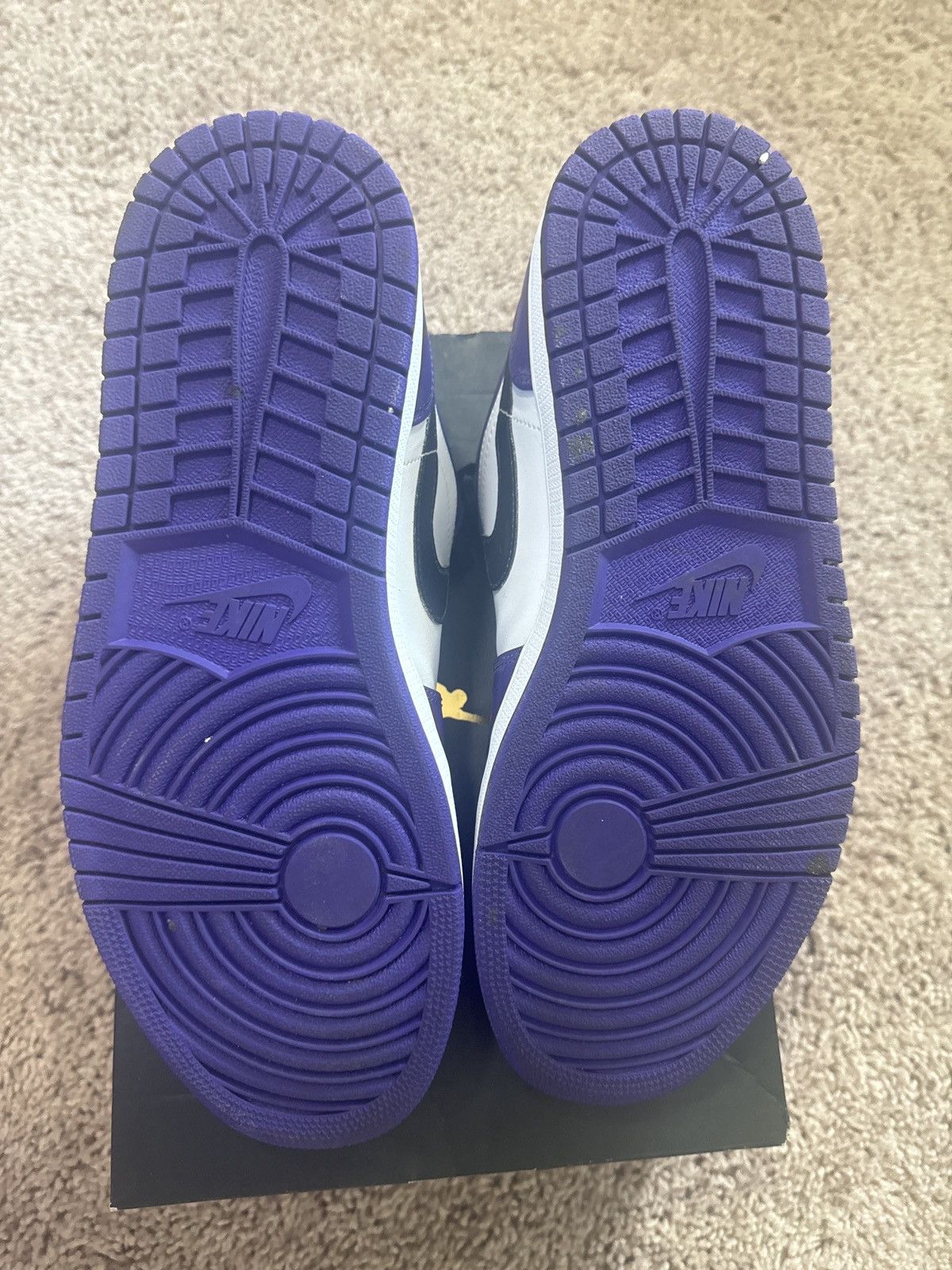 Jordan Brand × Nike Jordan 1 low court purple Size US 10.5 / EU 43-44 - 4 Thumbnail