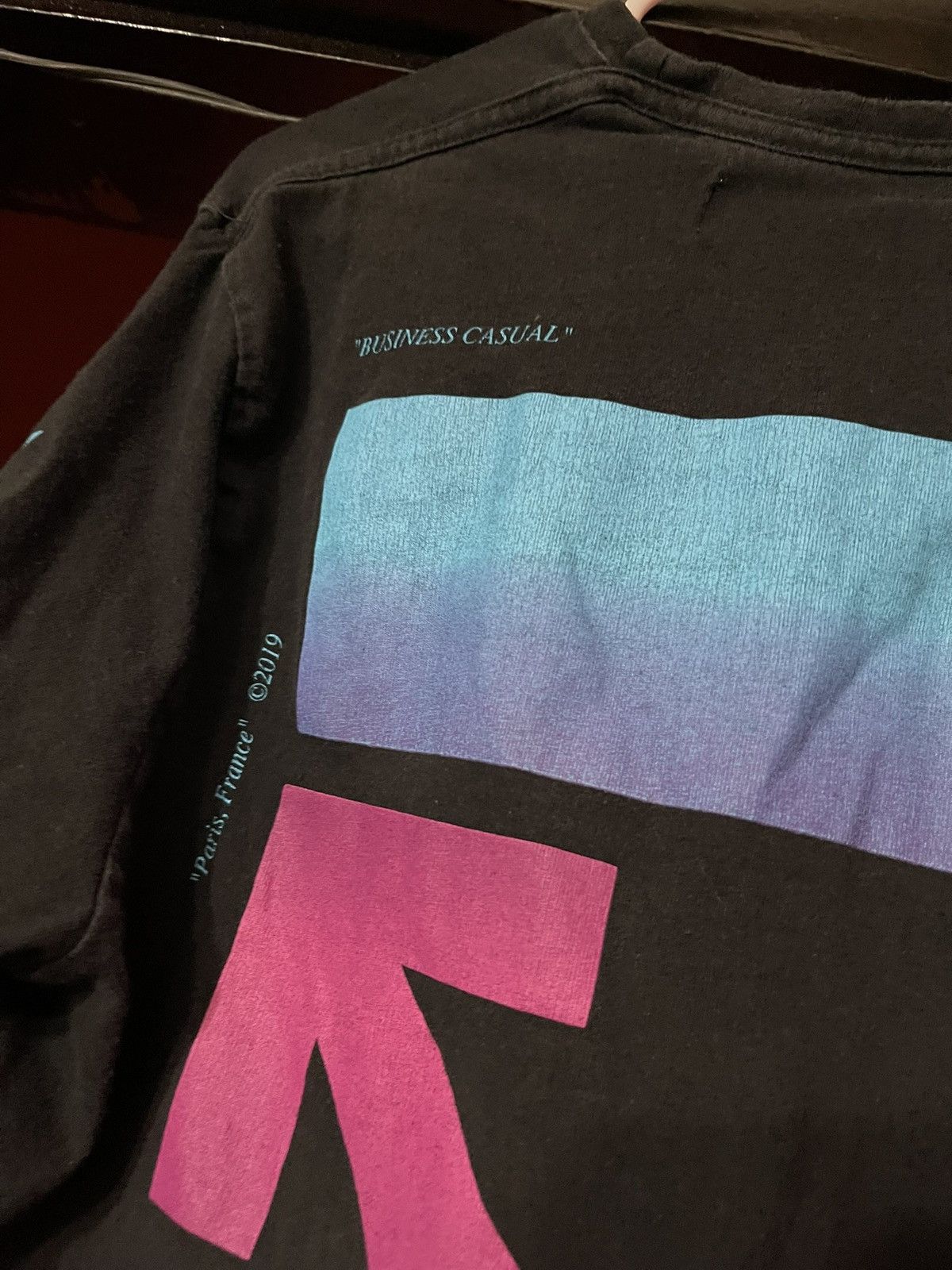 Off-White Off-White Gradient Long Sleeve Size Medium Size US M / EU 48-50 / 2 - 4 Thumbnail