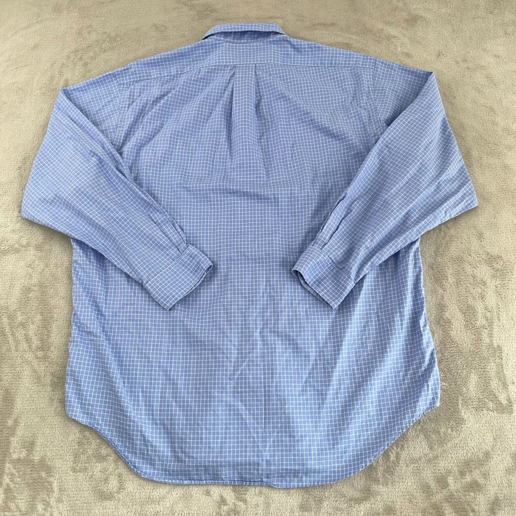 Polo Ralph Lauren Polo Ralph Lauren Shirt Men 16.5 34-35 Large Blue Check Yarmouth Preppy Pony Size US L / EU 52-54 / 3 - 4 Thumbnail