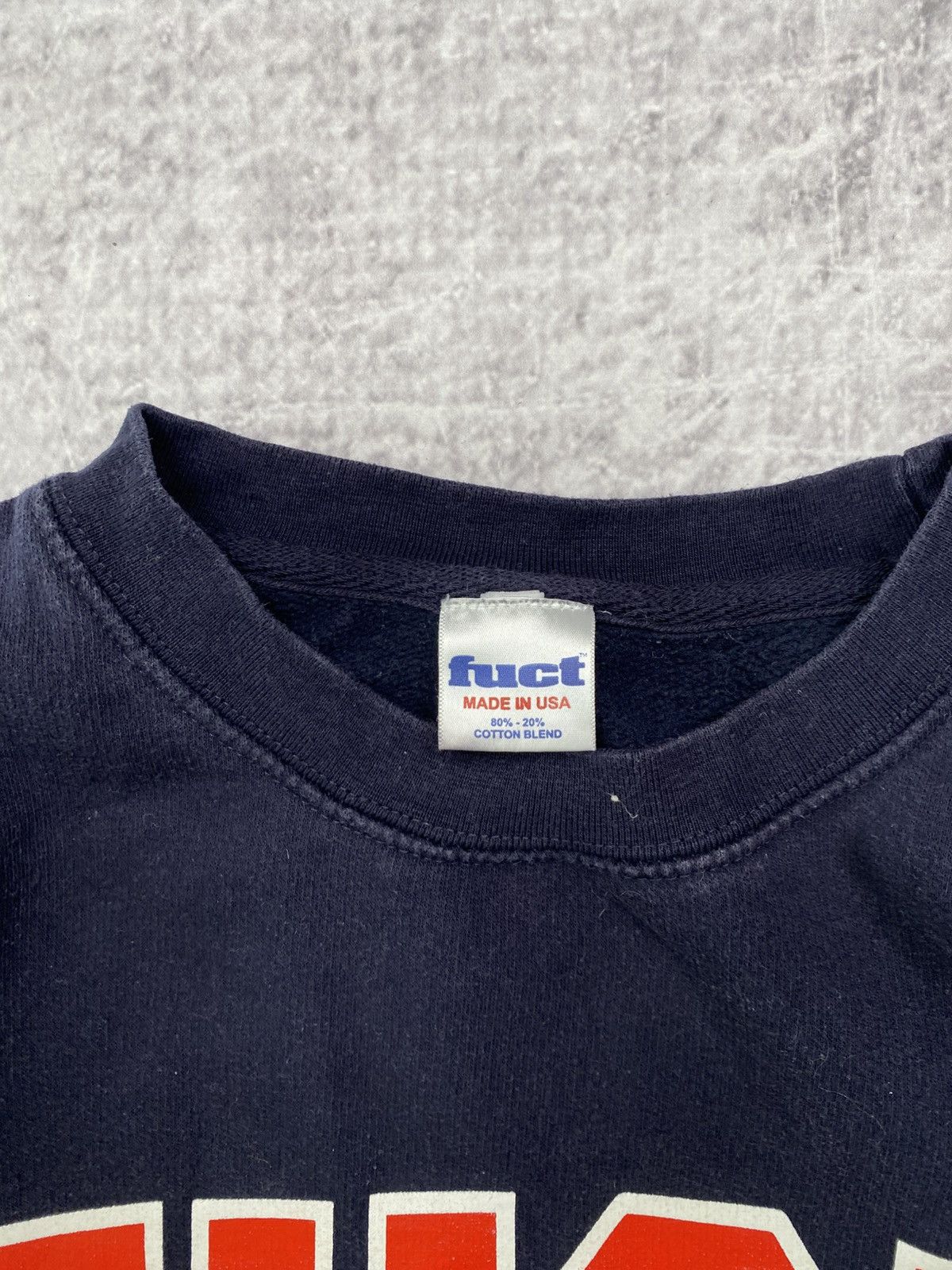 FUCT 90s rare vintage blue FUCT Independent big logo sweatshirt Size US M / EU 48-50 / 2 - 4 Thumbnail