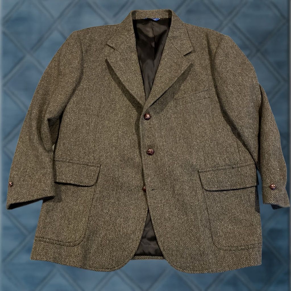 Pendleton VINTAGE PENDLETON Tweed Blazer Sport Coat 100% Virgin Wool MADE USA 46 Size 46R - 1 Thumbnail