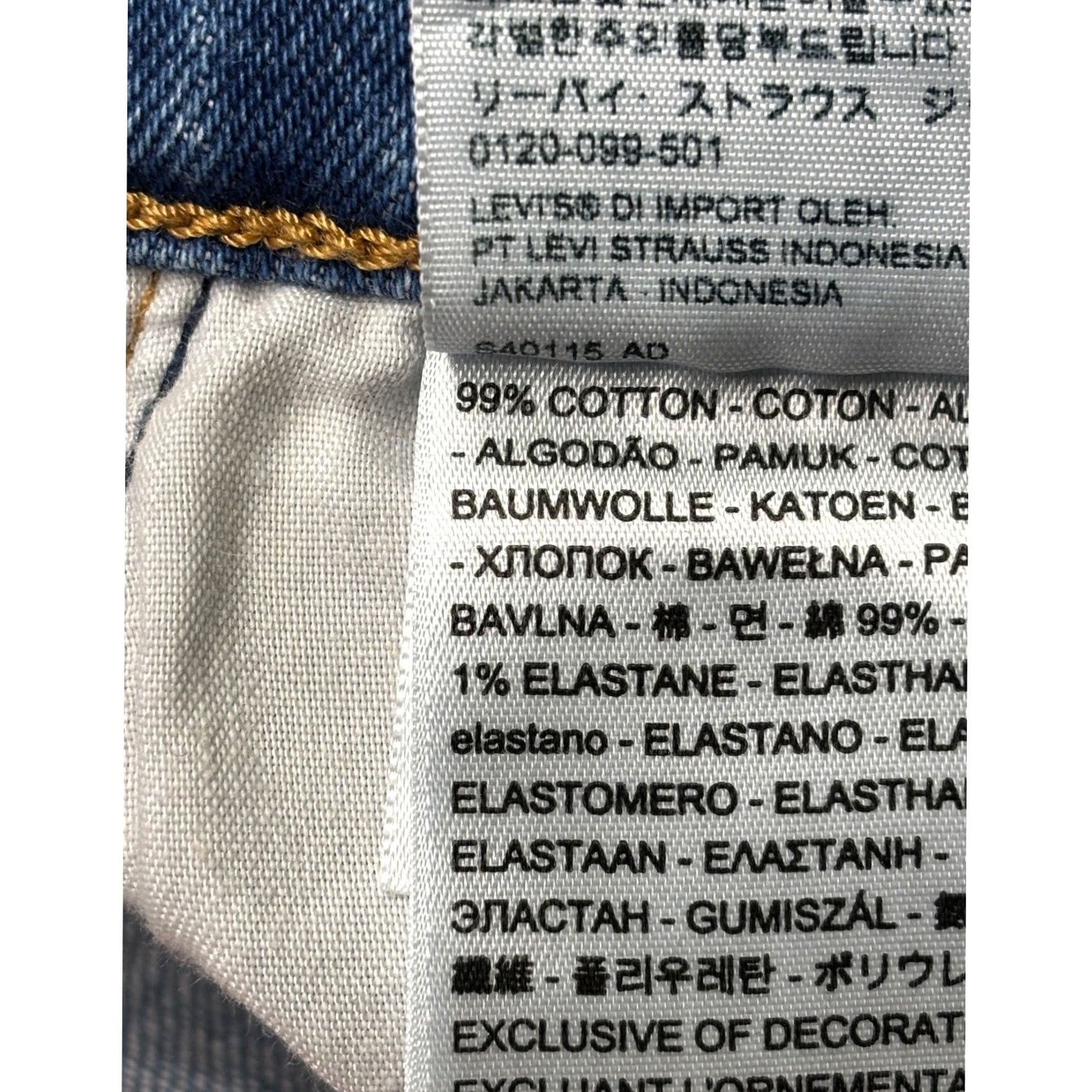Levi's Levi's Premium Wedgie Straight Jeans Womens 26X28 Blue Wash Denim High Rise Button Fly Stretch 5-Pocket Vintage? No Size 26" / US 2 / IT 38 - 7 Thumbnail