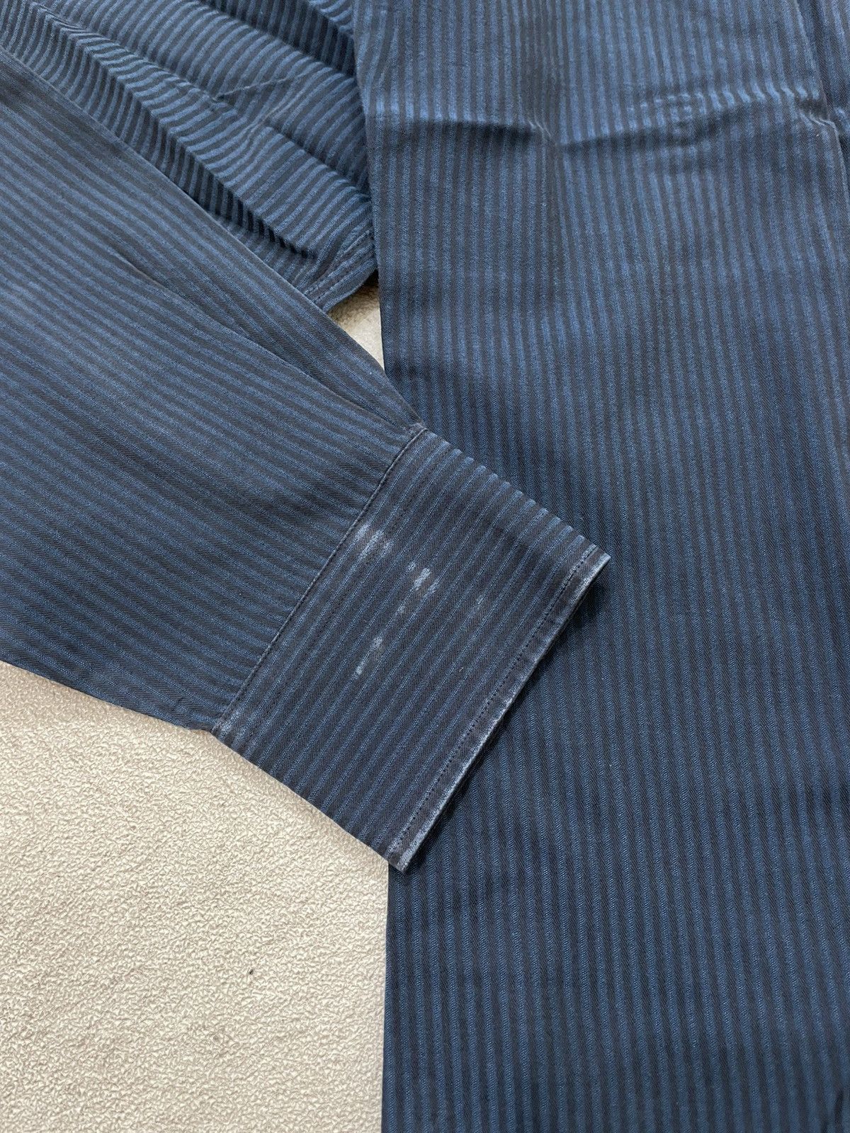 Givenchy Givenchy Archival Stripped Long Shirt Embroidered Y2K Ifsix Size US L / EU 52-54 / 3 - 9 Thumbnail