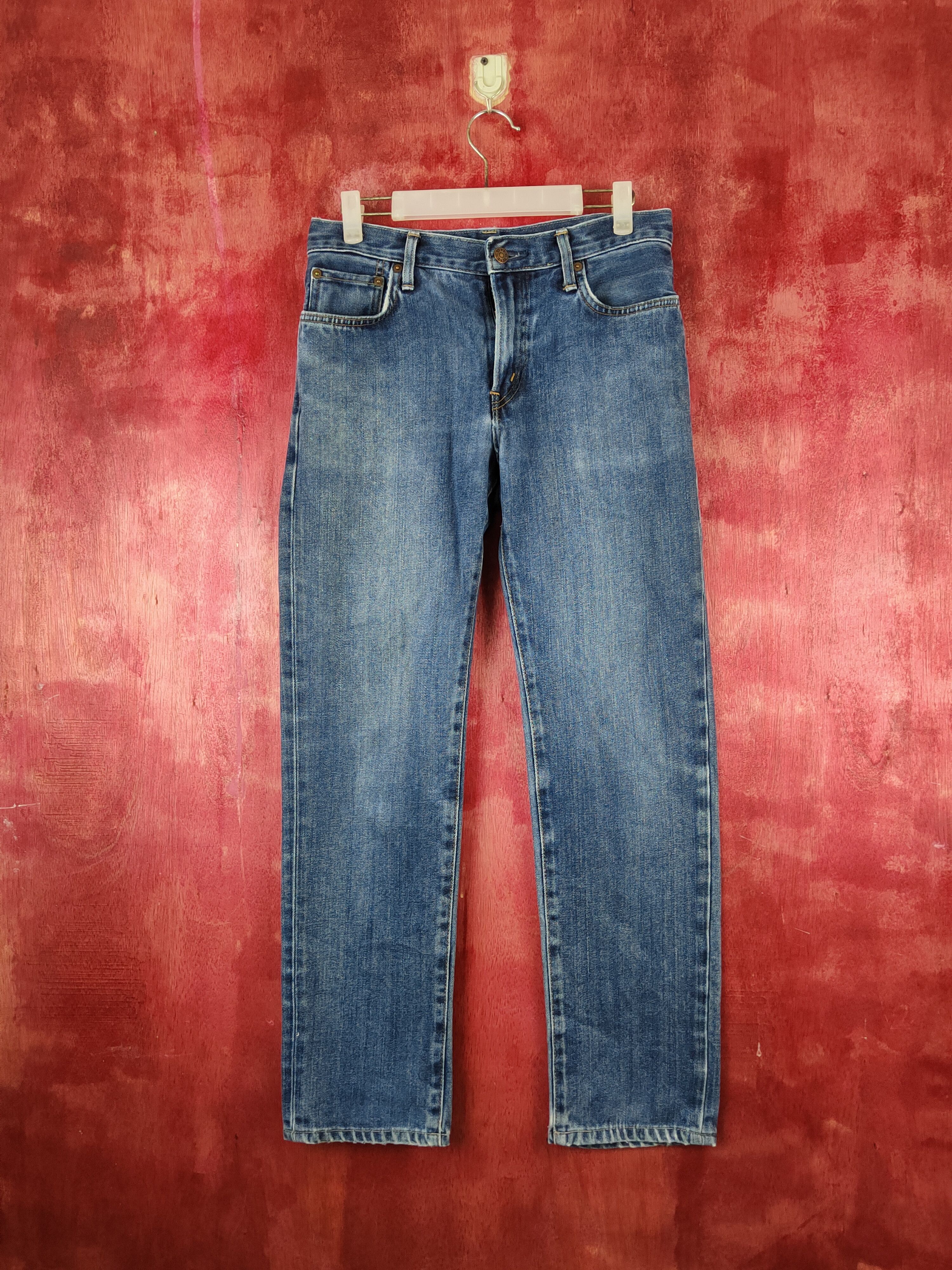 Edwin Edwin Blue Distressed Ripped Jeans #S1672 Size US 29 - 1 Thumbnail