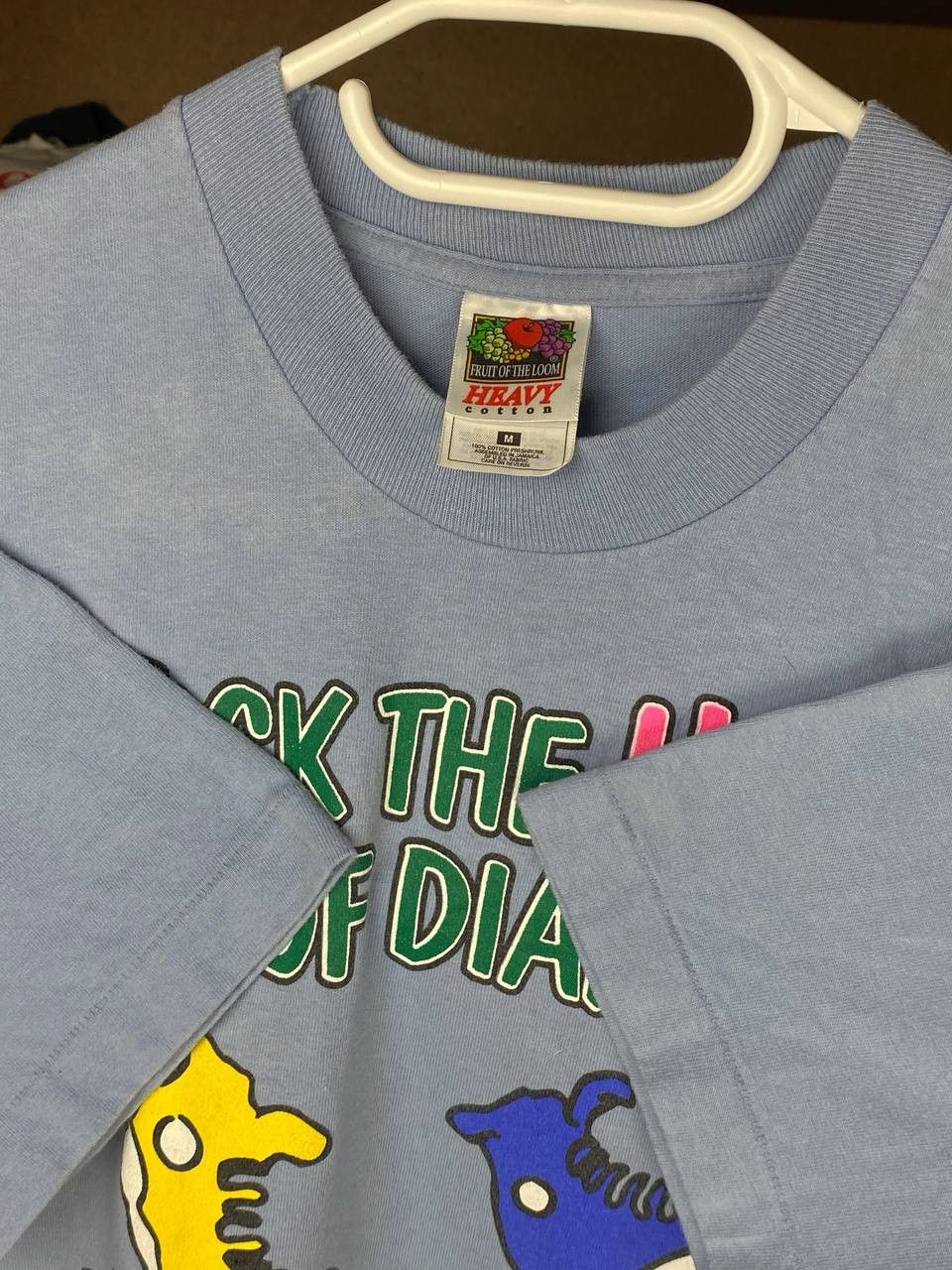 Fruit Of The Loom × Vintage Vintage Walk To Cure Diabetes 90s Graphic Fotl Tee Size US XL / EU 56 / 4 - 5 Thumbnail